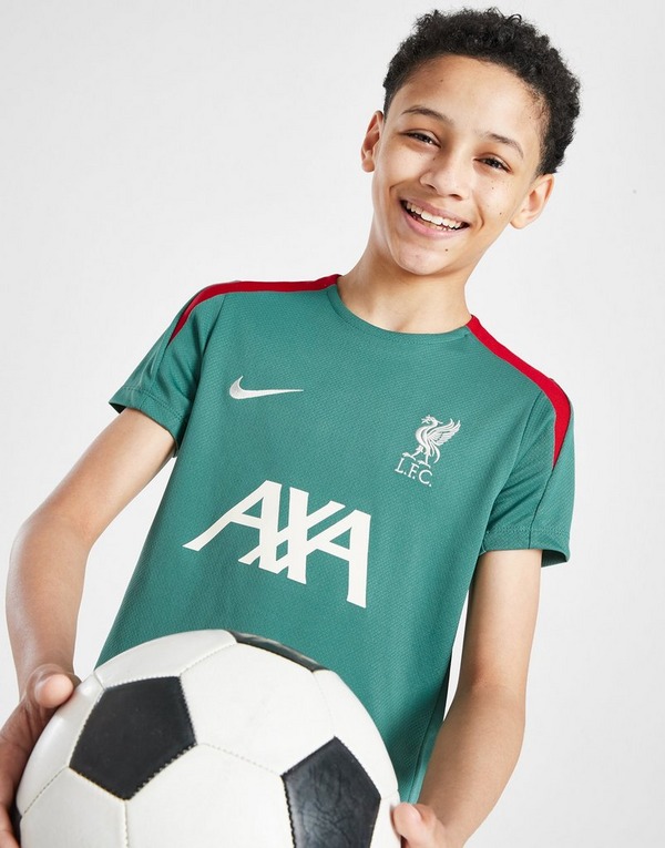 Nike Dri-FIT knit voetbaltop met korte mouwen voor kids Liverpool FC Strike