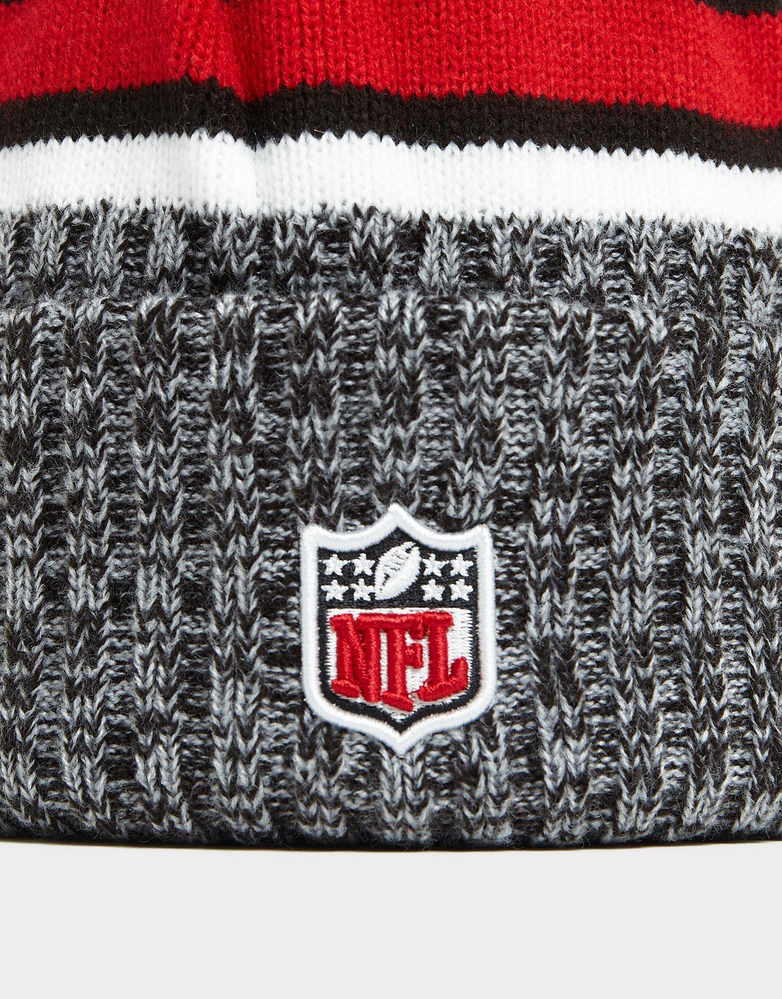 Grey New Era NFL Atlanta Falcons Pom Beanie - JD Sports Global