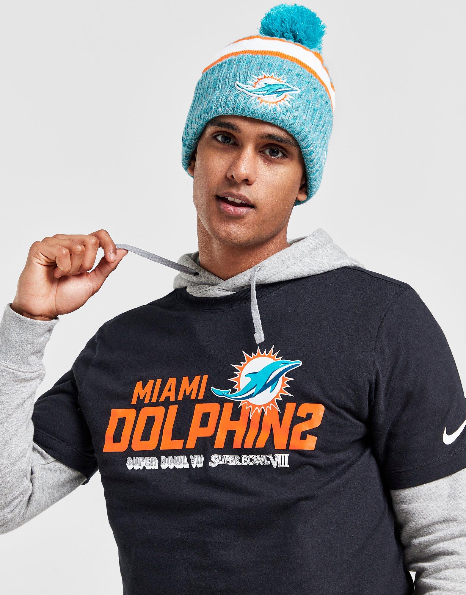 New Era, Accessories, New Era Miami Dolphins Beanie Hat Winter Fleece