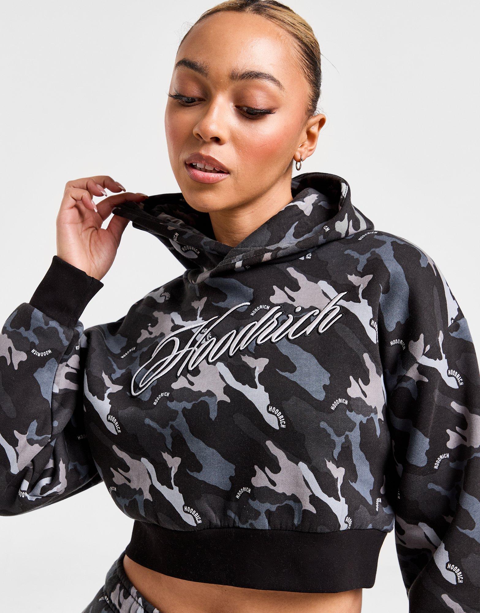 Hoodrich Eden All Over Print Crop Hoodie
