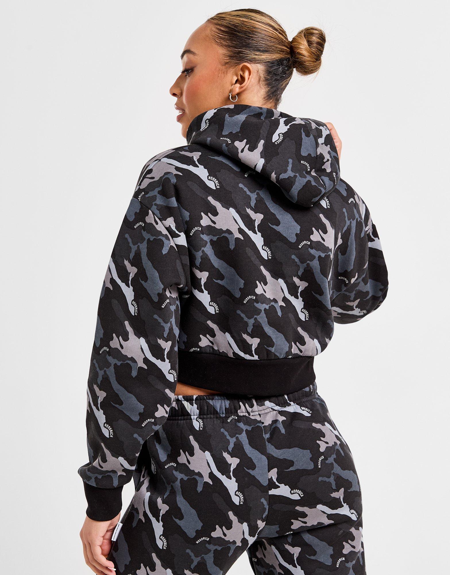 Hoodrich Eden All Over Print Crop Hoodie