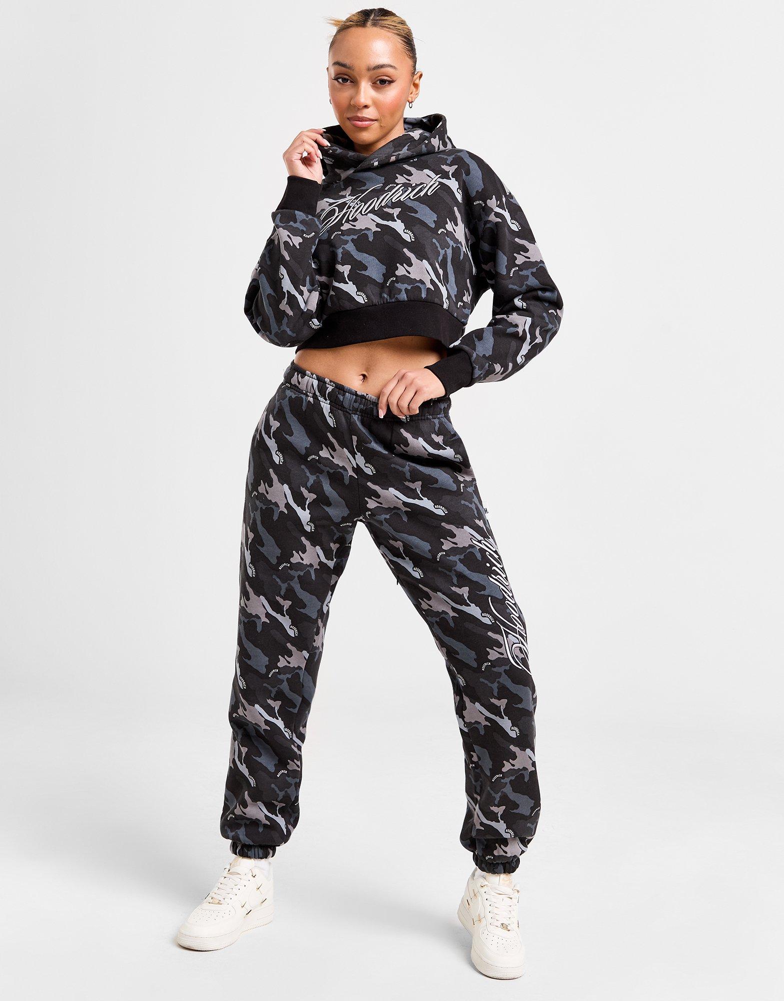 Hoodrich Eden All Over Print Crop Hoodie