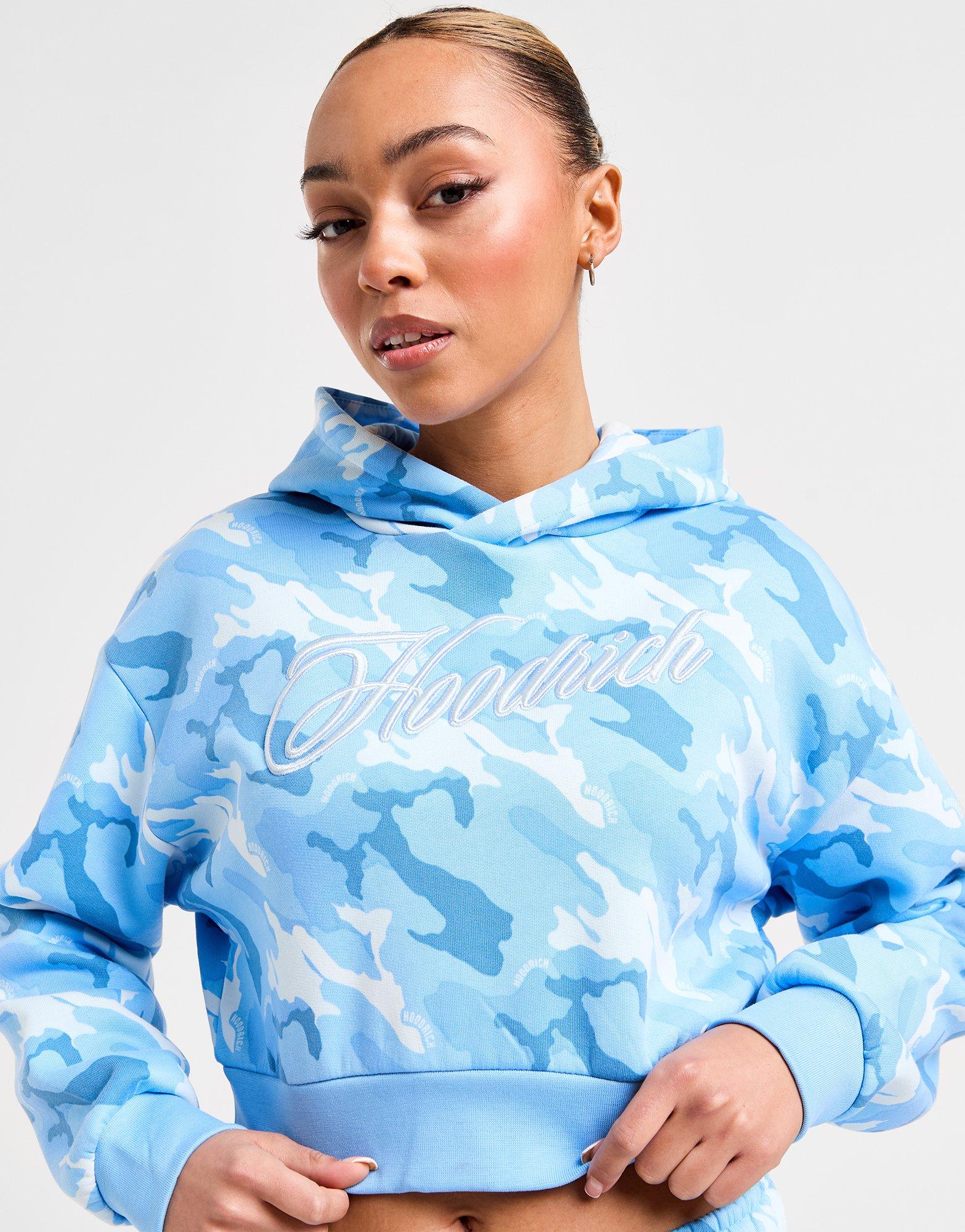 Hoodrich Eden All Over Print Crop Hoodie