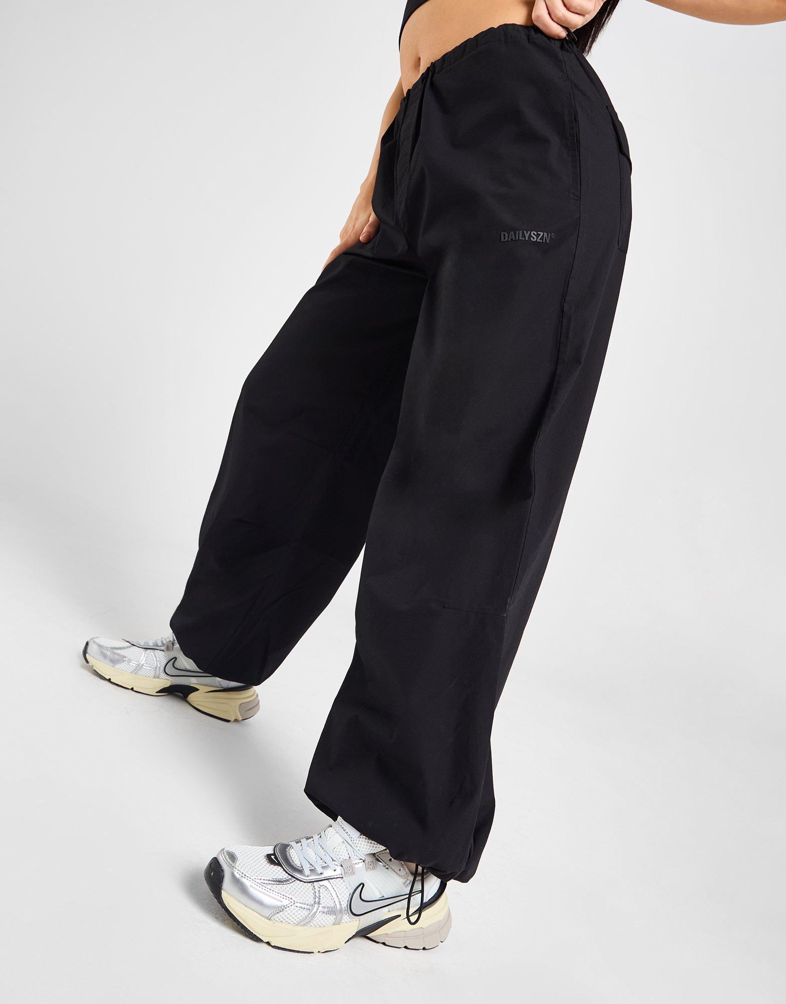 Black DAILYSZN Everyday Parachute Pants