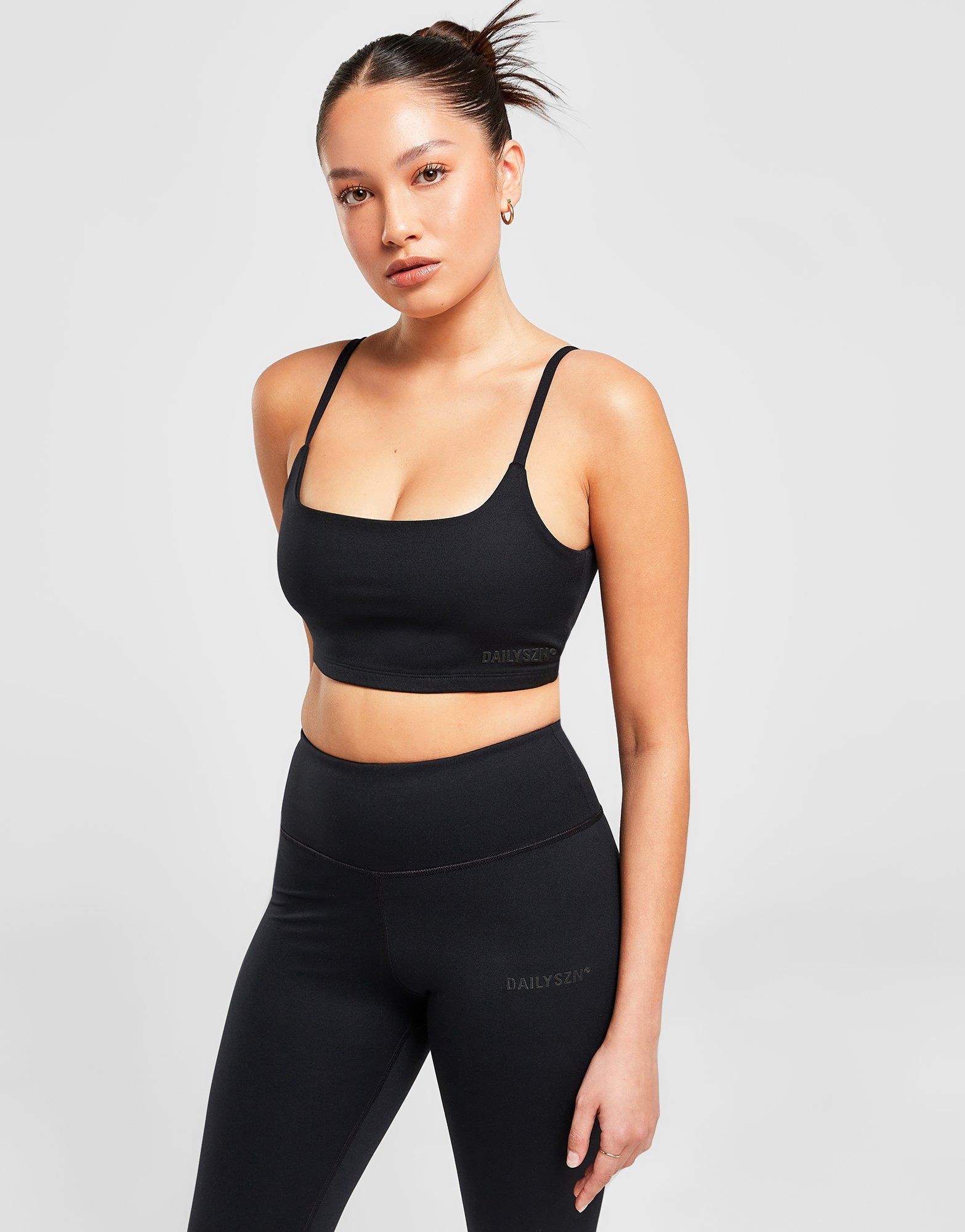 Zwart DAILYSZN Crop Bralette JD Sports Nederland