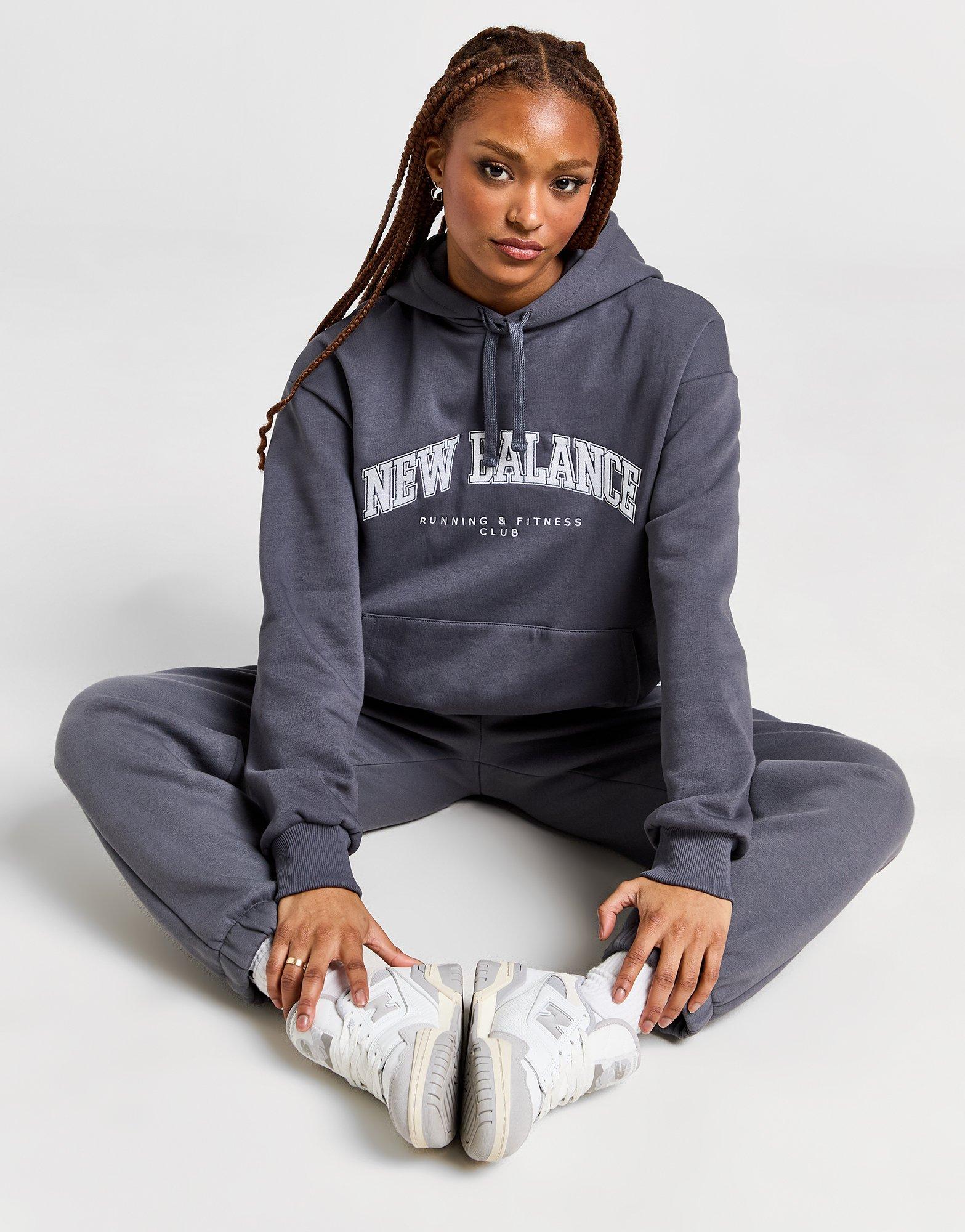 Blue New Balance Logo Hoodie