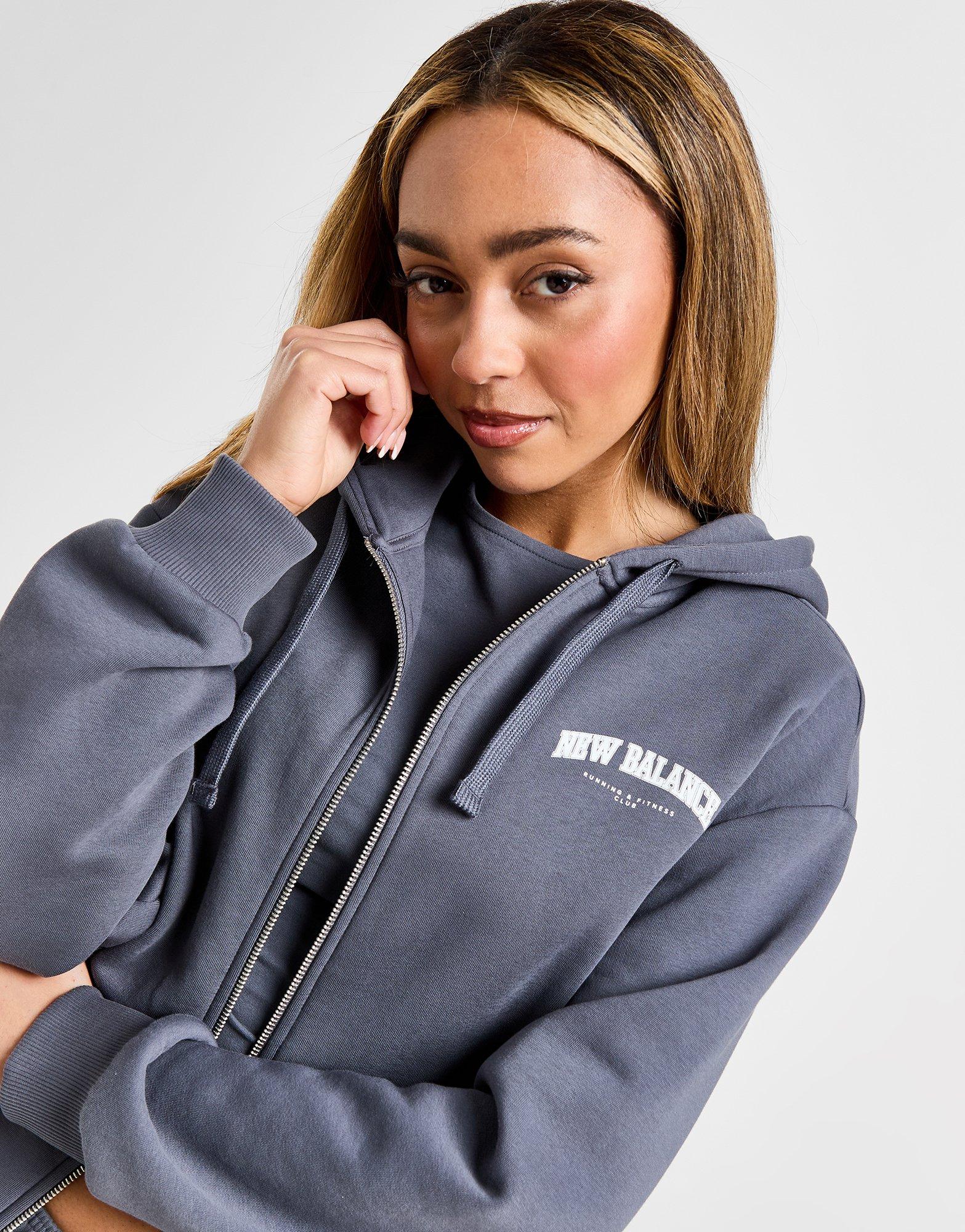 New Balance Small Logo Full Zip Hoodie