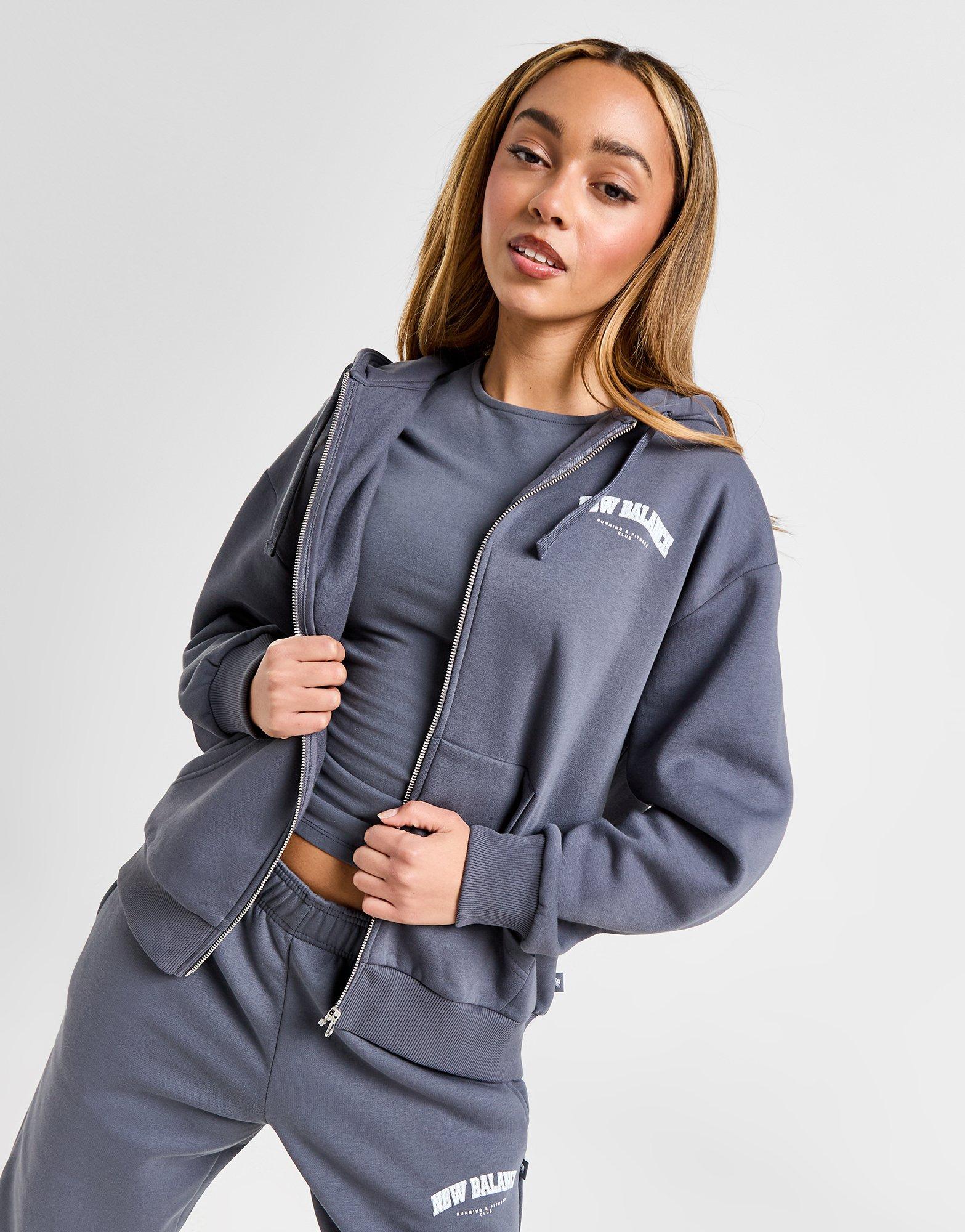 New Balance Small Logo Full Zip Hoodie