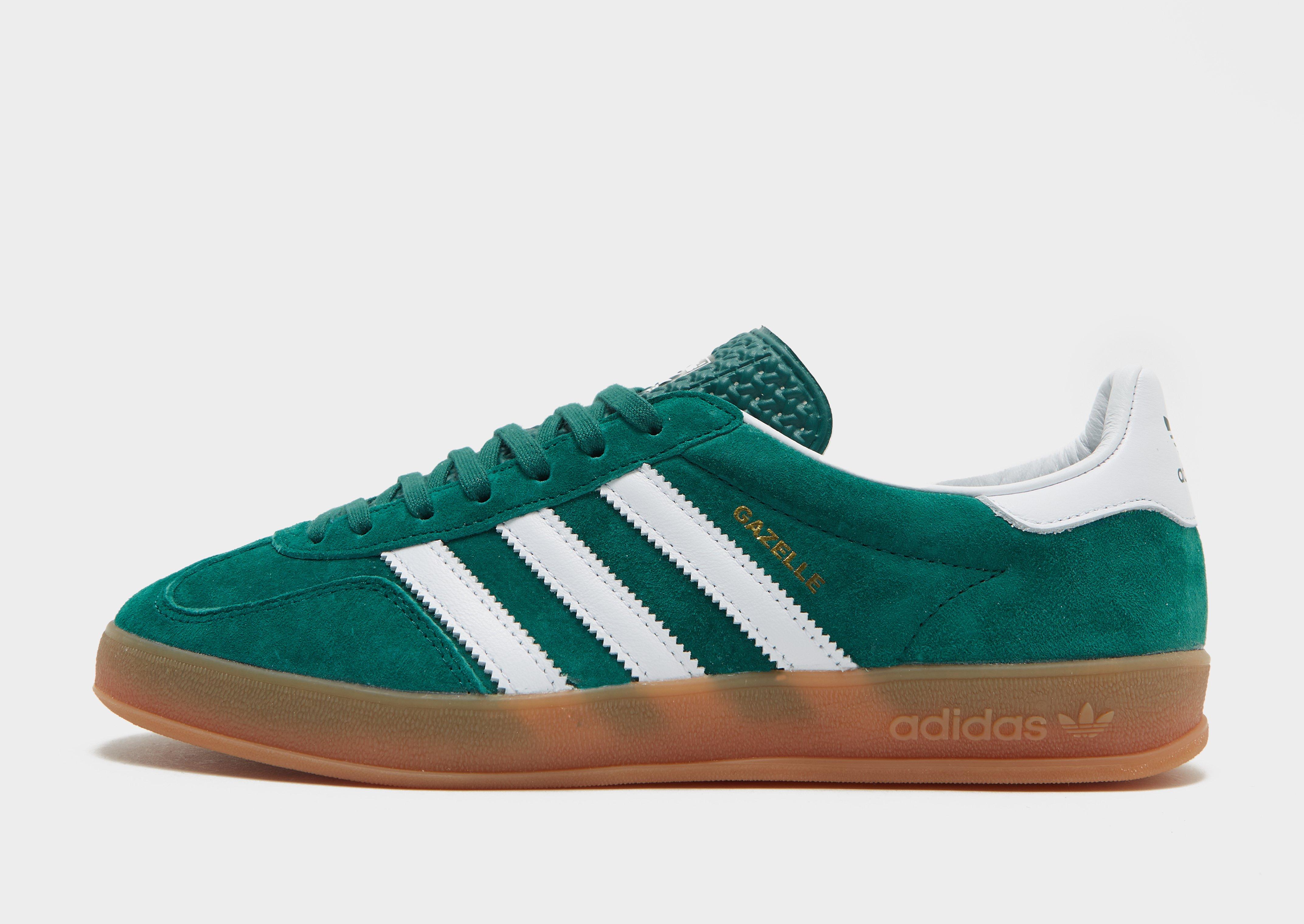 Green adidas Originals Gazelle Indoor - JD Sports Global