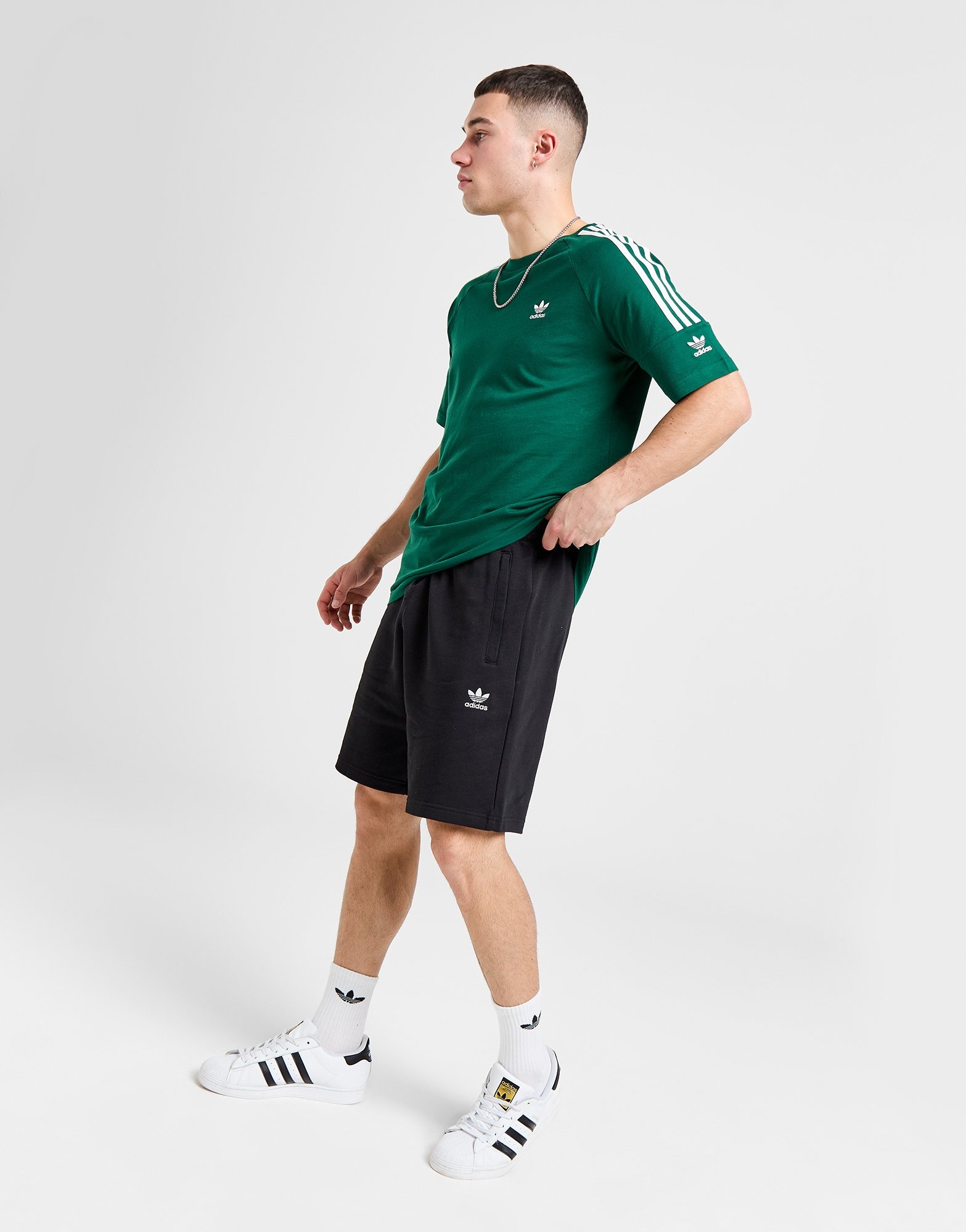 Adidas men's post game fleece shorts sale