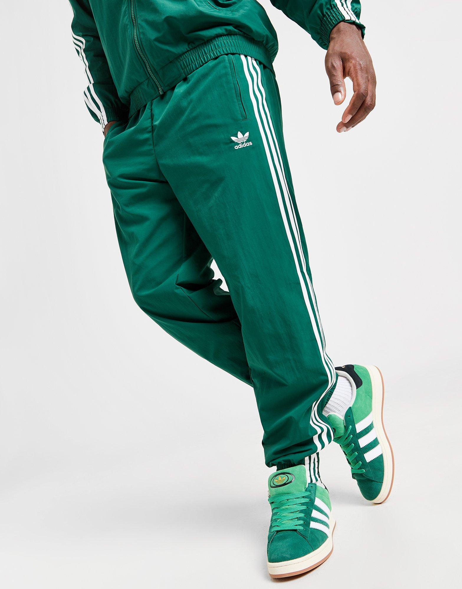 Green adidas Originals Woven Firebird Track Pants | JD Sports UK