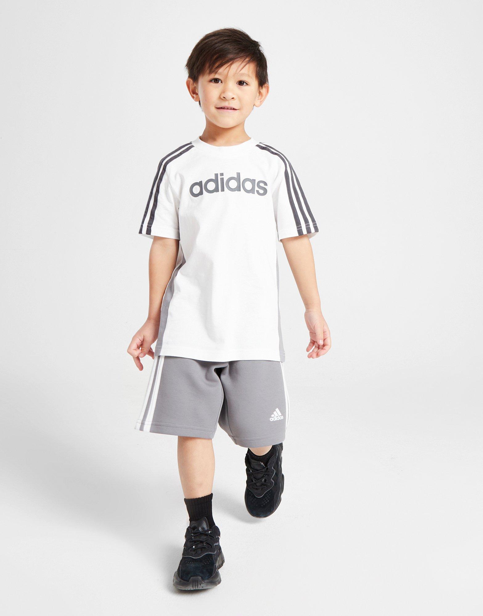 adidas Linear T-Shirt/Shorts Set Children