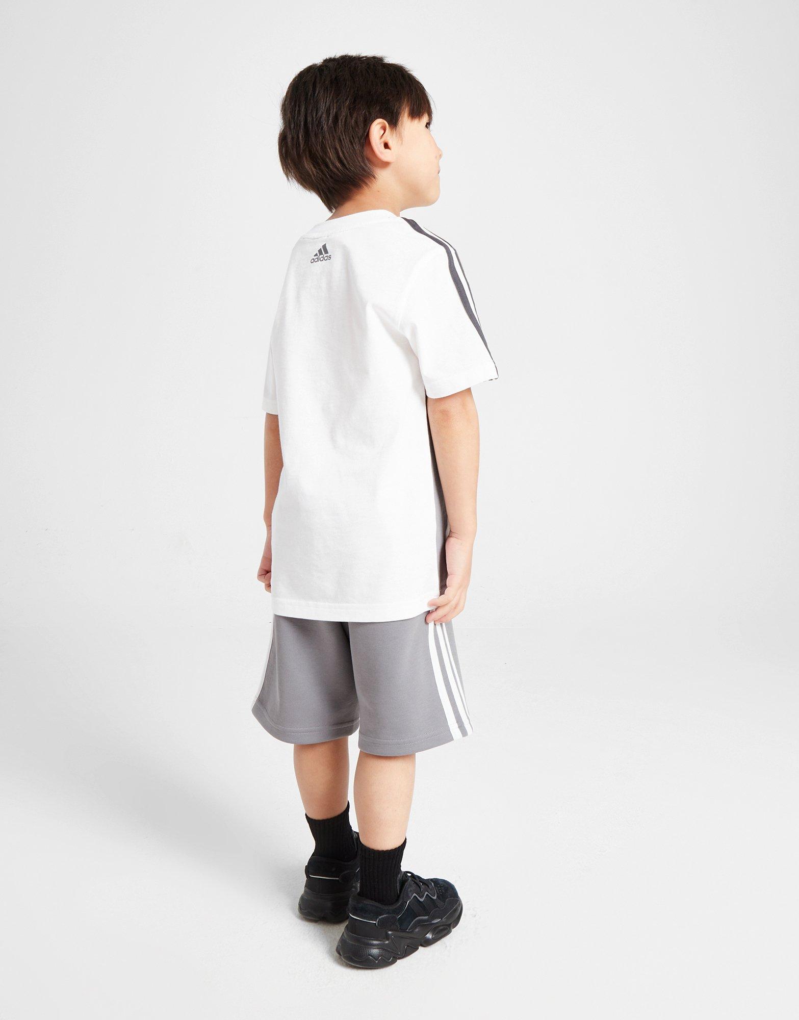 adidas Linear T-Shirt/Shorts Set Children