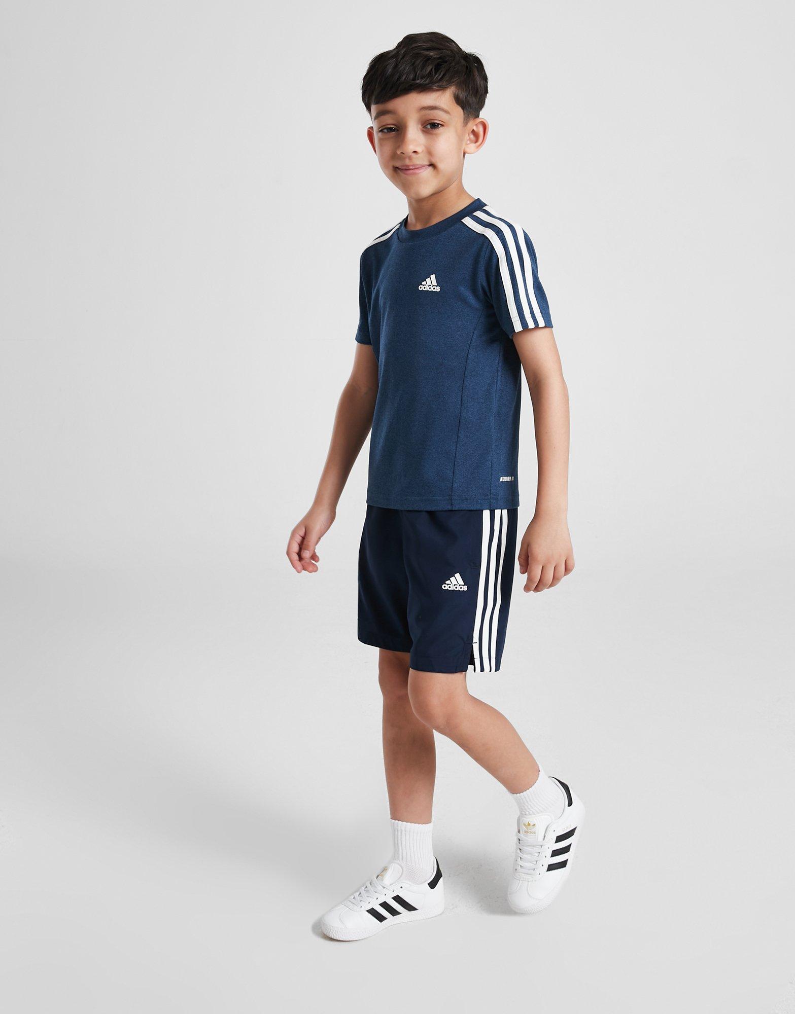 adidas Poly Tech T-Shirt/Shorts Set Kleinkinder