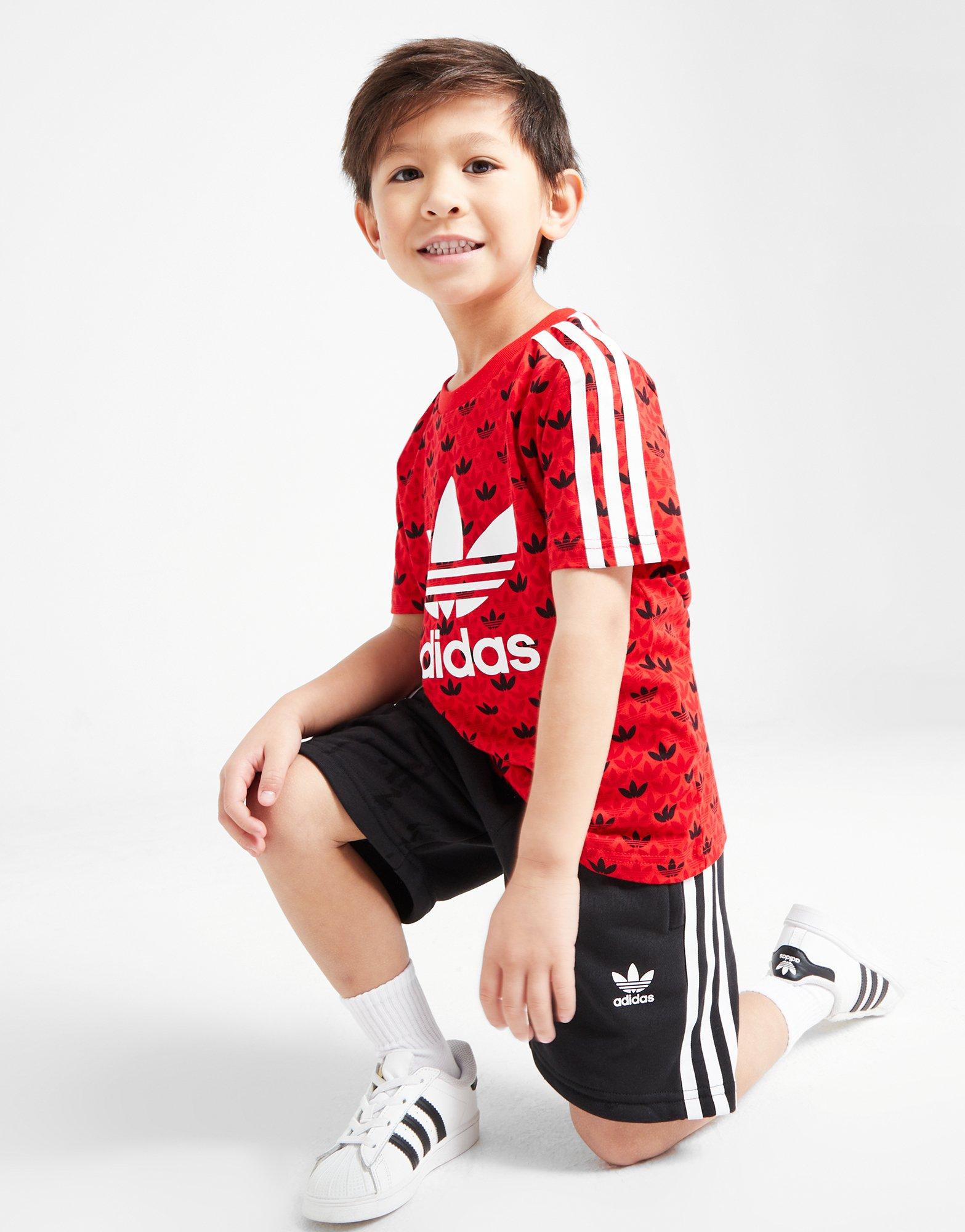 adidas Originals Conjunto T-Shirt/Calções Monogram Print Criança