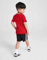 adidas Originals Mono All-Over-Print T-Shirt/Shorts Set Babys