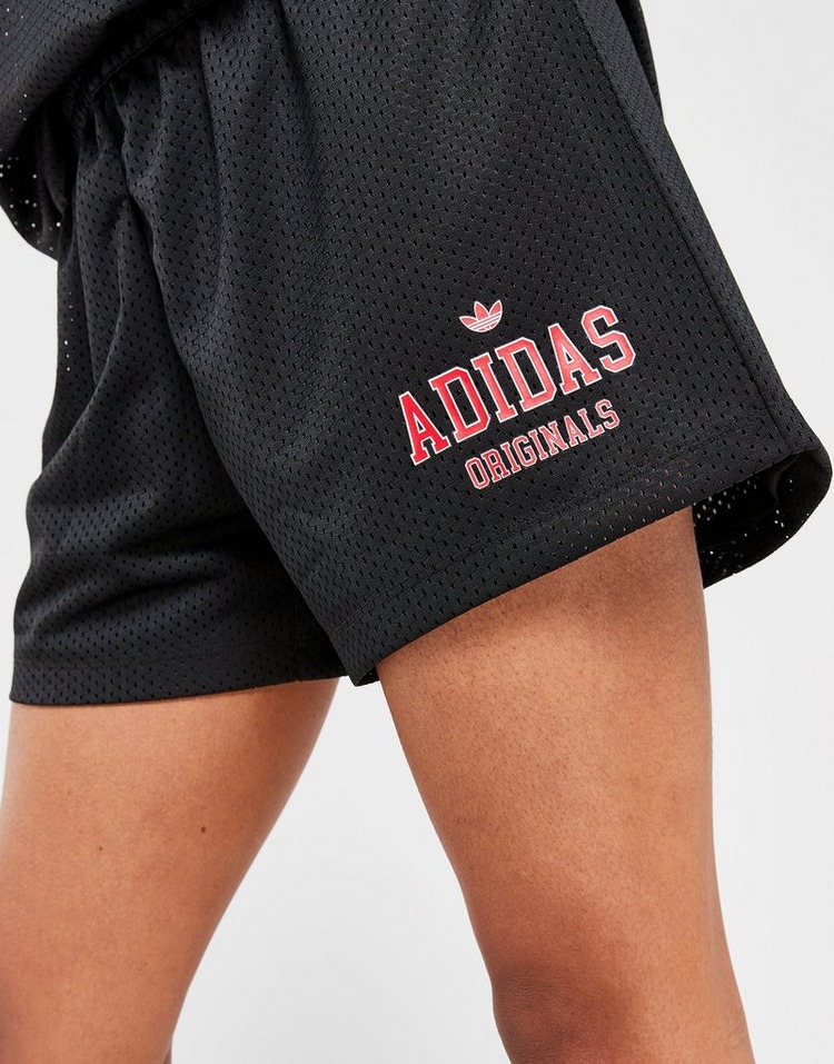 Black adidas Originals Varsity Mesh Shorts | JD Sports UK