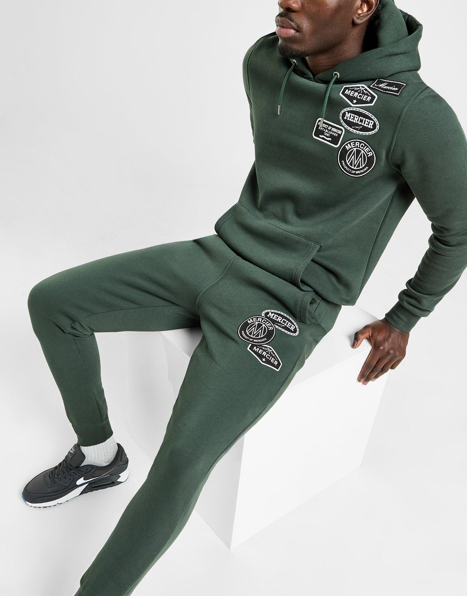 MERCIER pantalon de chandal Mono Badge en Verde JD Sports Espana