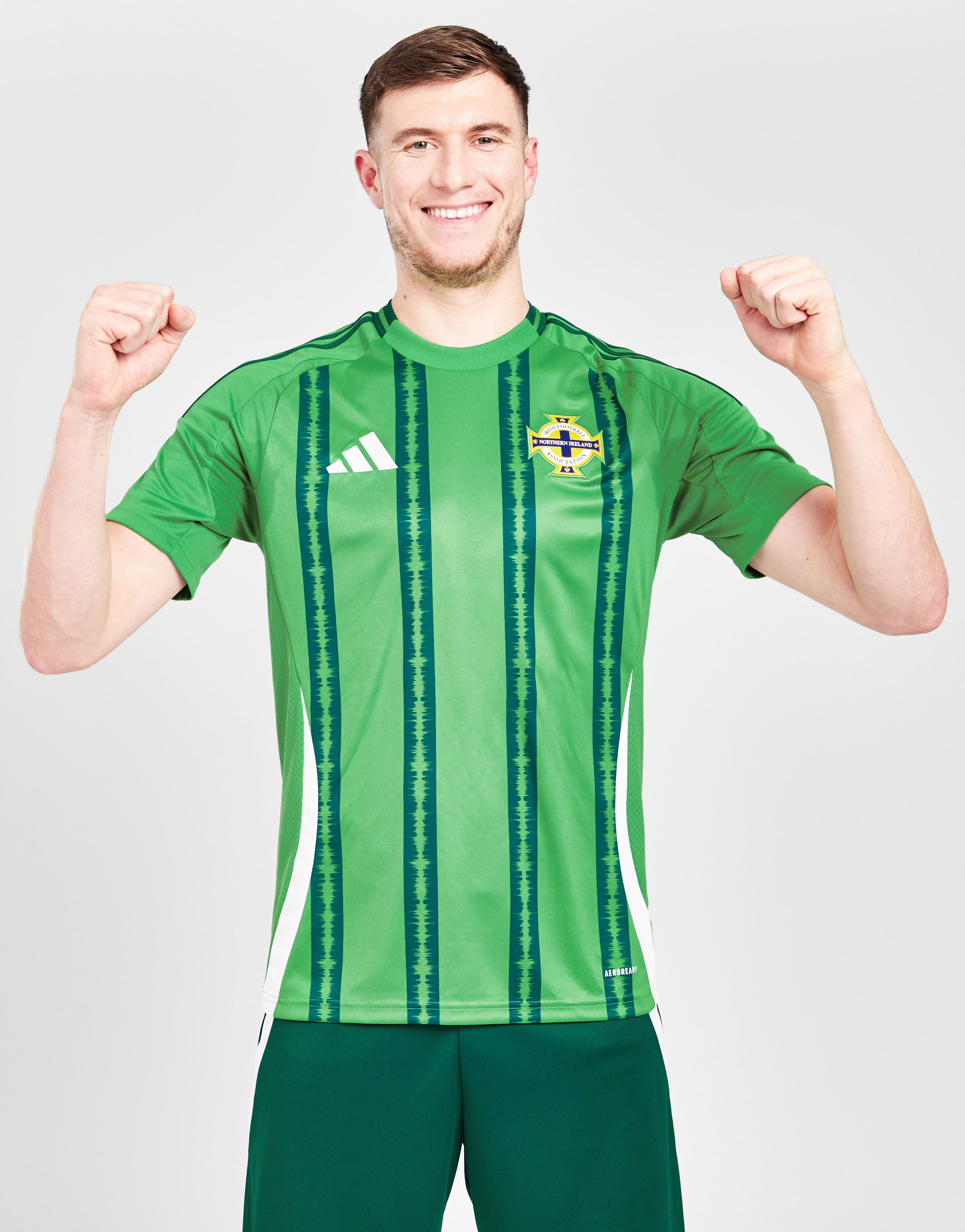 Green adidas Northern Ireland 2024 Home Shirt JD Sports Malaysia