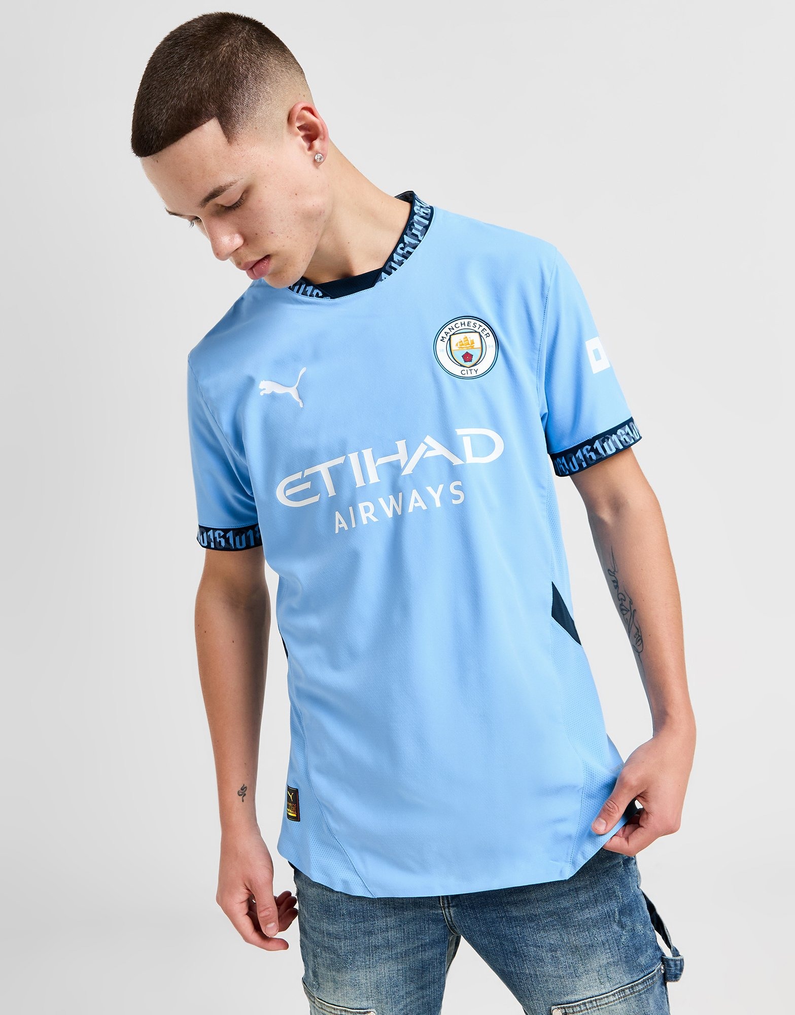 MANCHESTER CITY 2001 - 2002 HOME JERSEY – retrokitshop.com