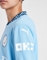 Puma Manchester City FC 24/25 Langarm Heim Shirt Kinder