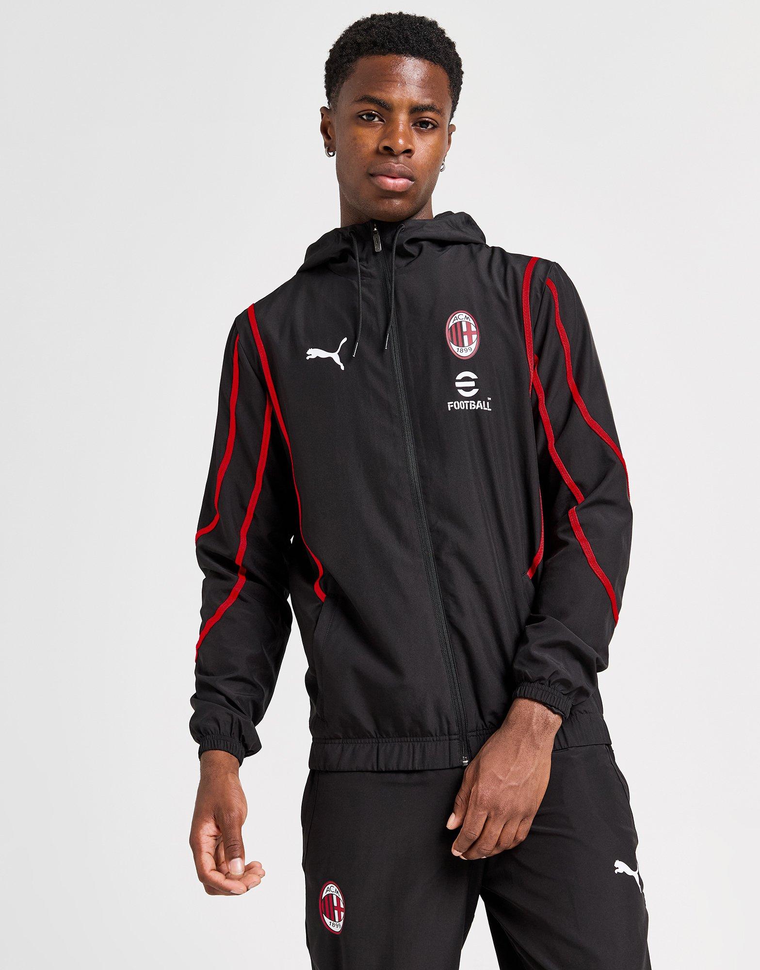 PUMA AC Milan Pre Match Windbreaker Jacket