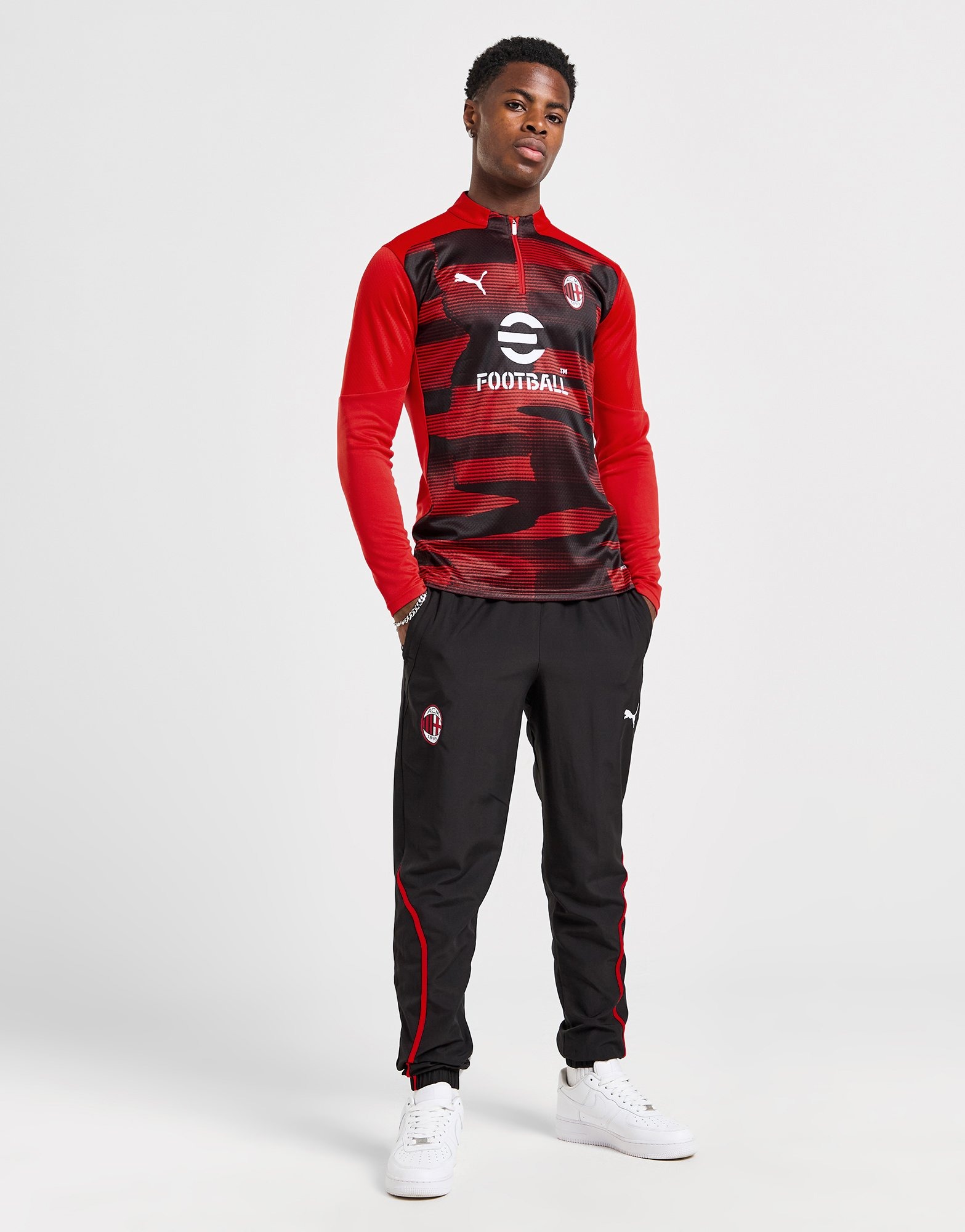 Tuta Allenamento Milan Tuta Da Passeggio Milan Pigiama Milan