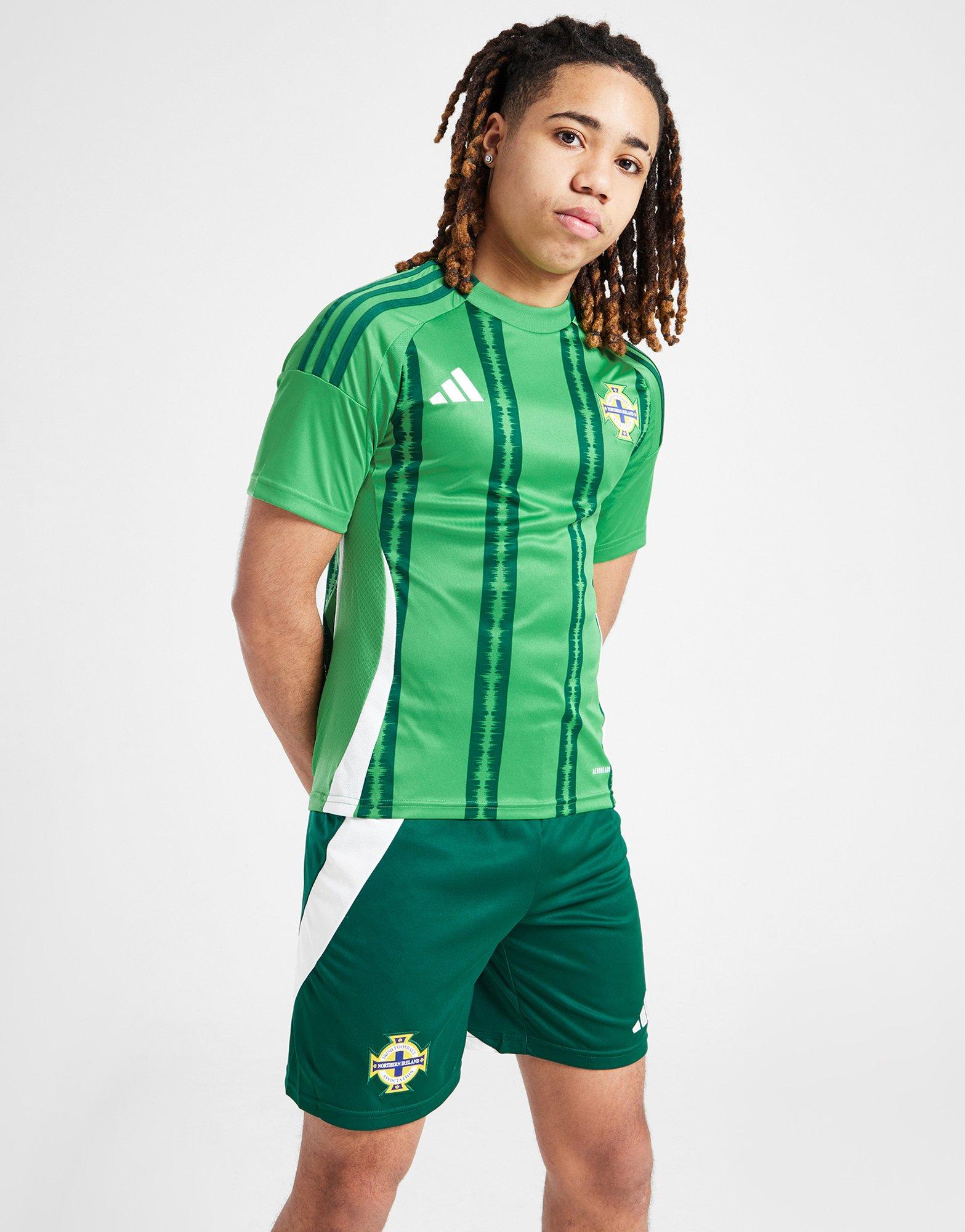 adidas Short Irlande du Nord 2024 Match Domicile Junior Vert JD Sports