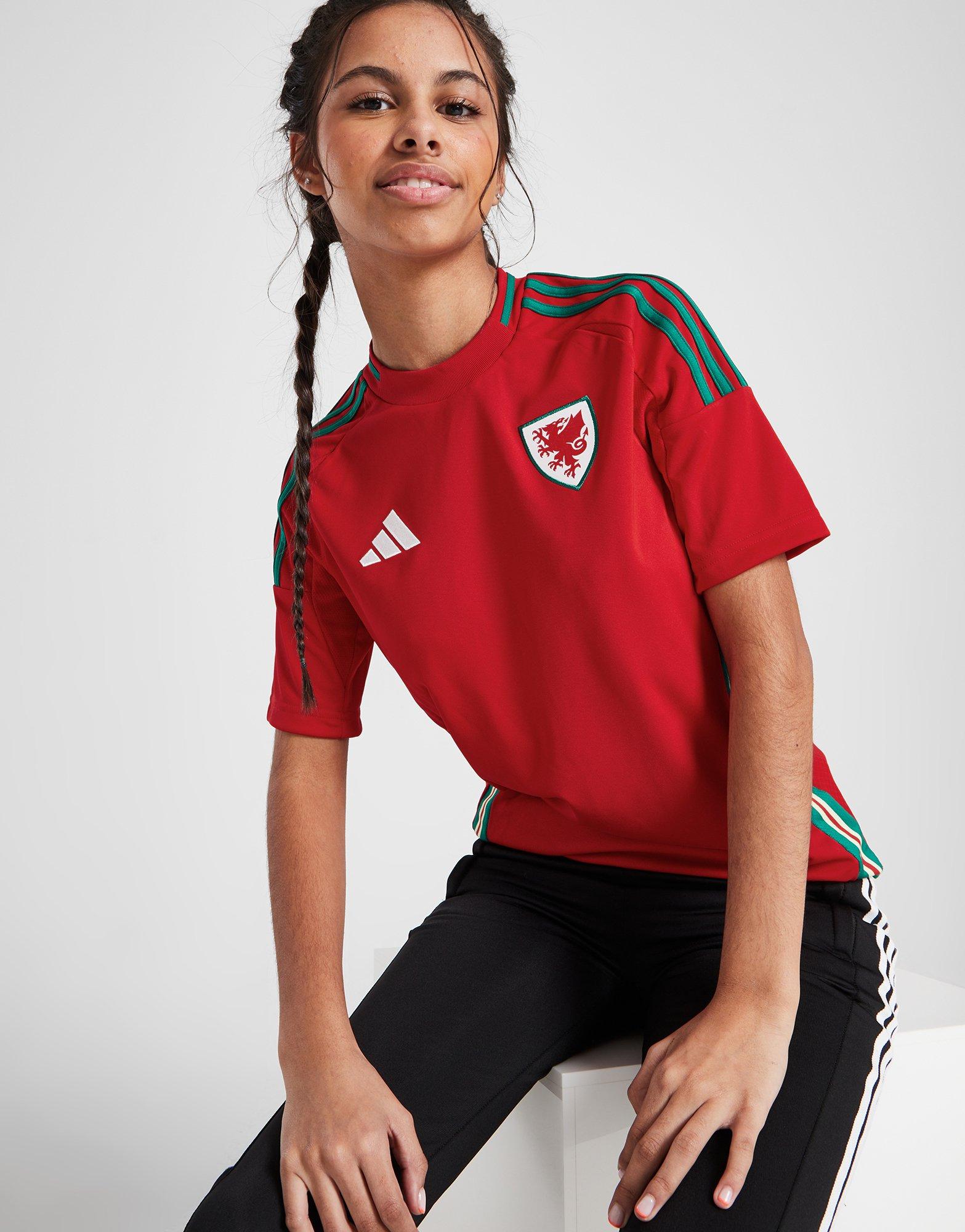 adidas Wales 2024 Home Shirt Junior