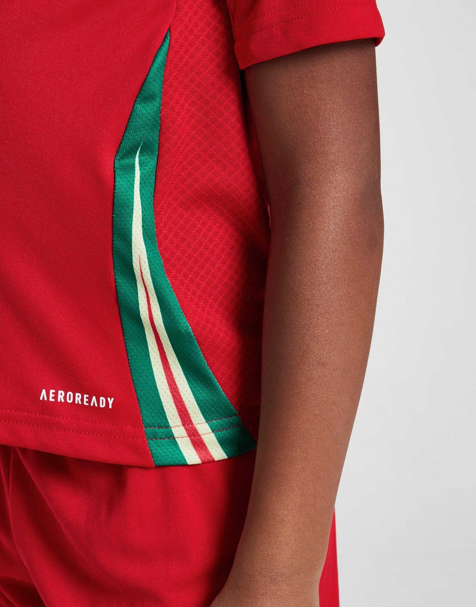 adidas Wales 2024 Home Kit Children