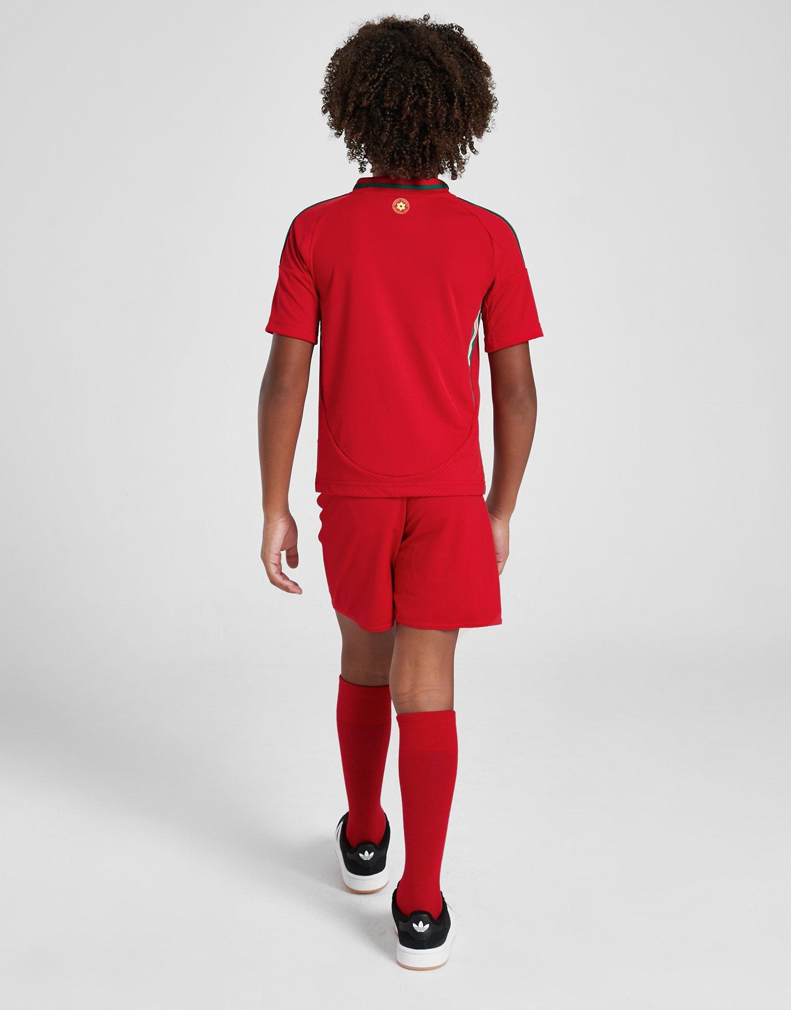 adidas Wales 2024 Home Kit Children