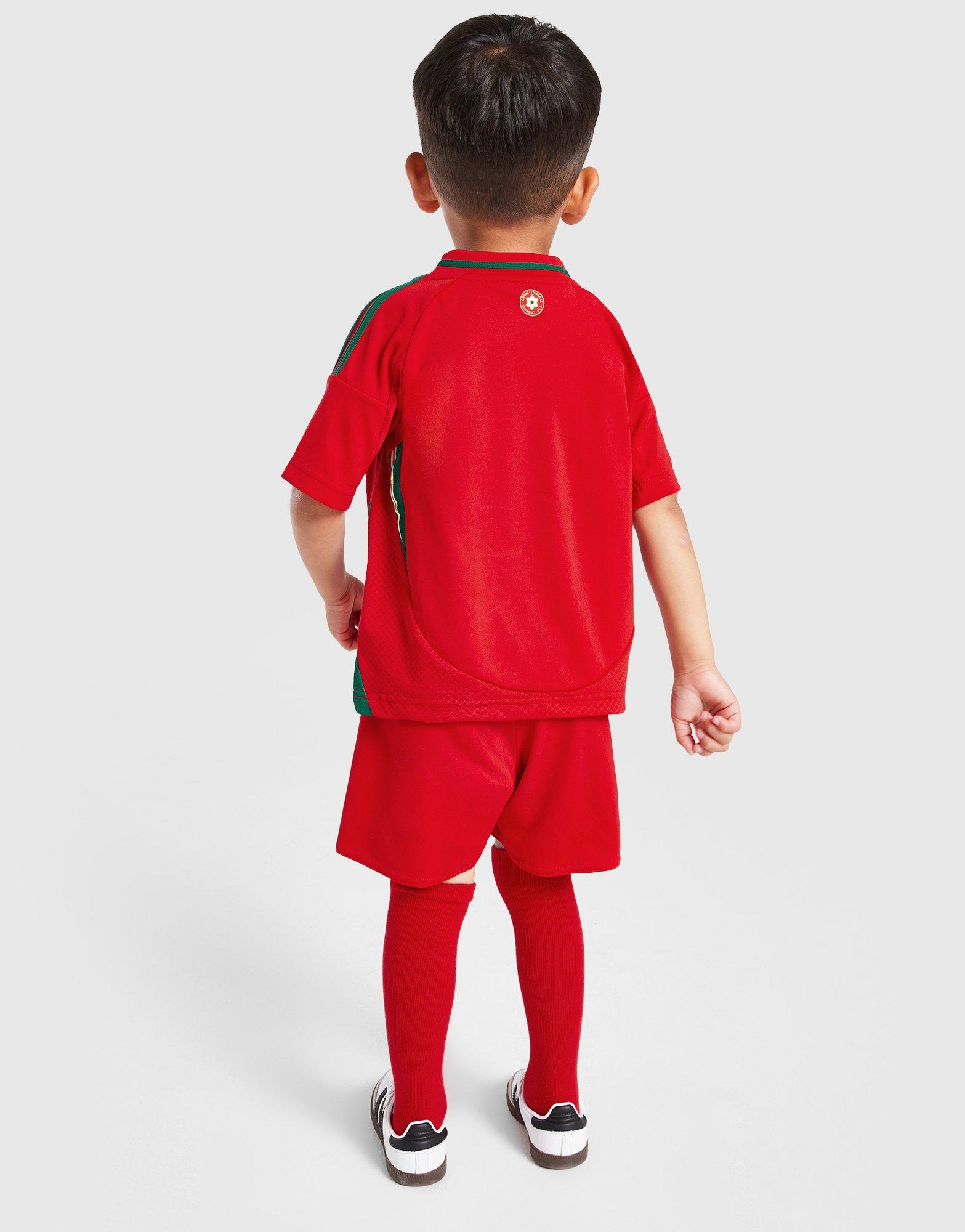 adidas Wales 2024 Home Kit Children