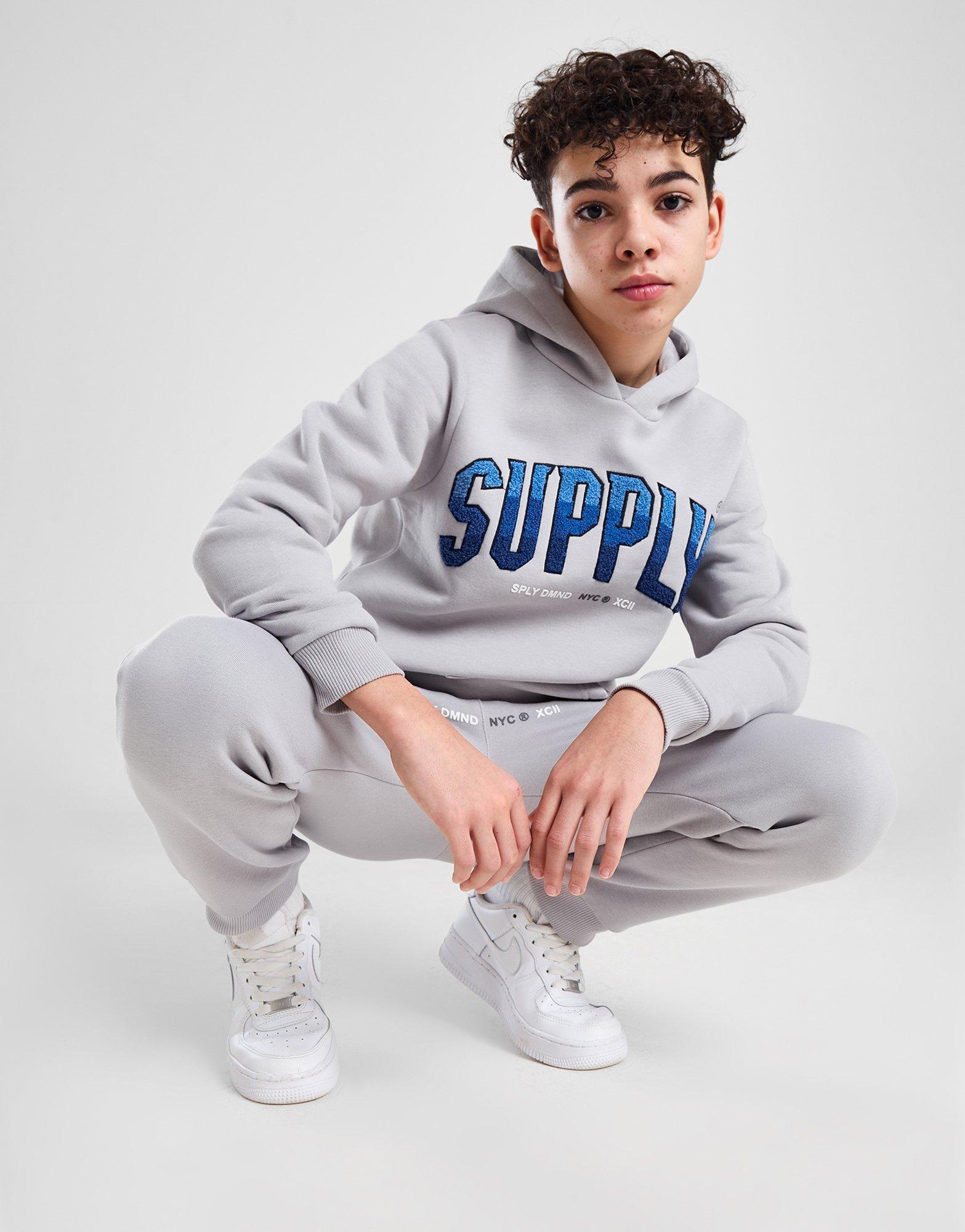 Grey Supply & Demand Zuni Hoodie Junior | JD Sports UK