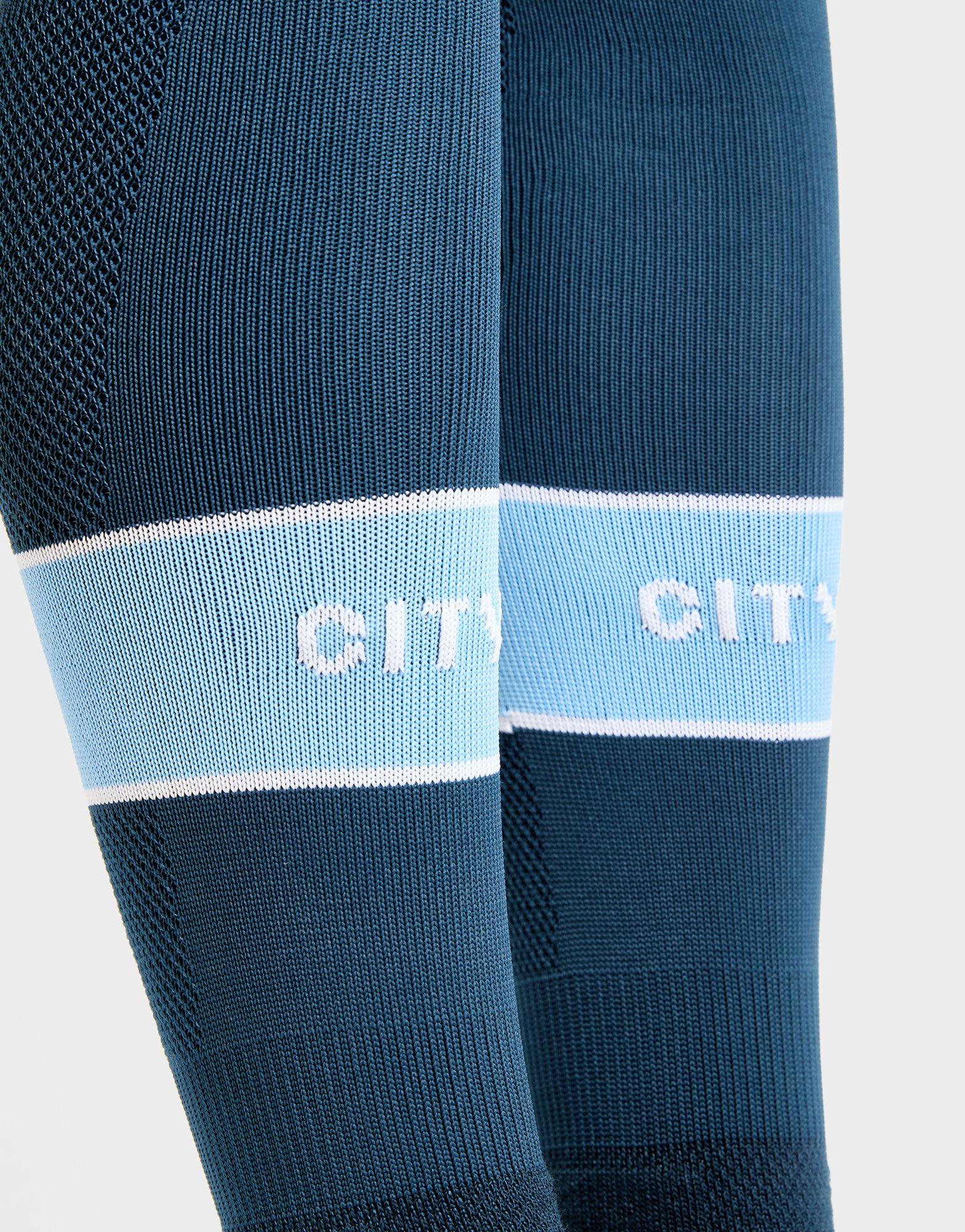 Blue PUMA Manchester City FC 2024 25 Home Socks Junior JD Sports