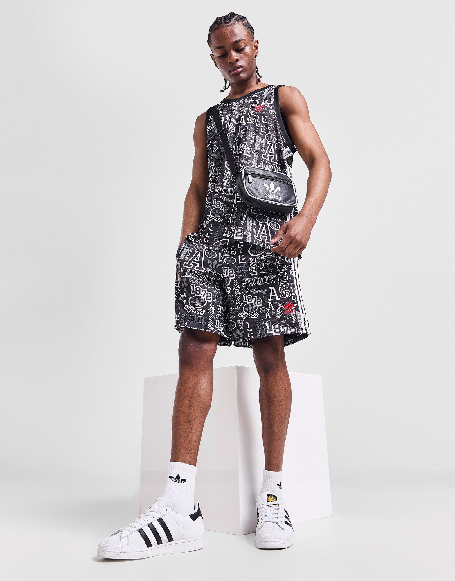 Adidas black basketball shorts online