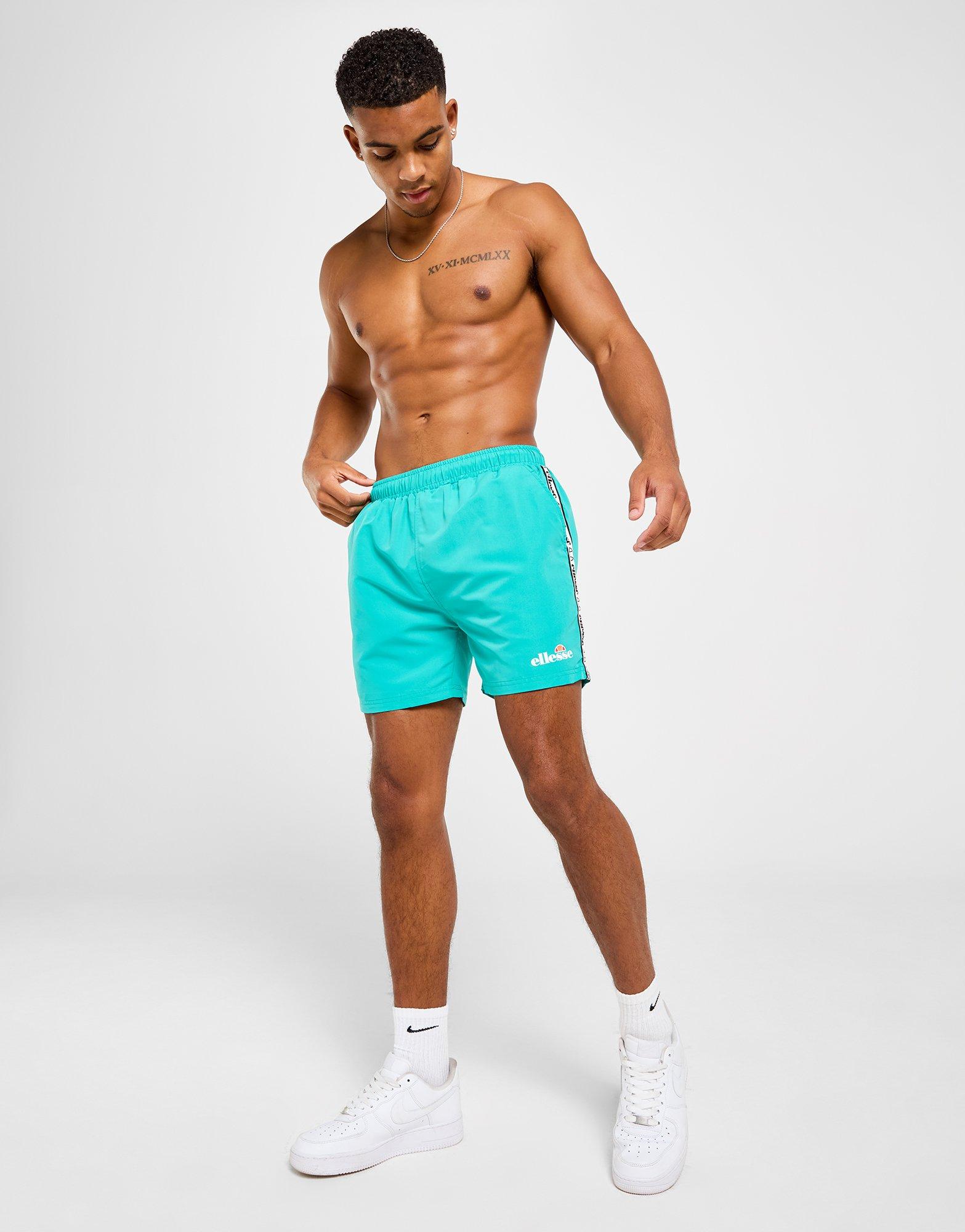 Green Ellesse Juaniso 5 Tape Swim Shorts JD Sports Global