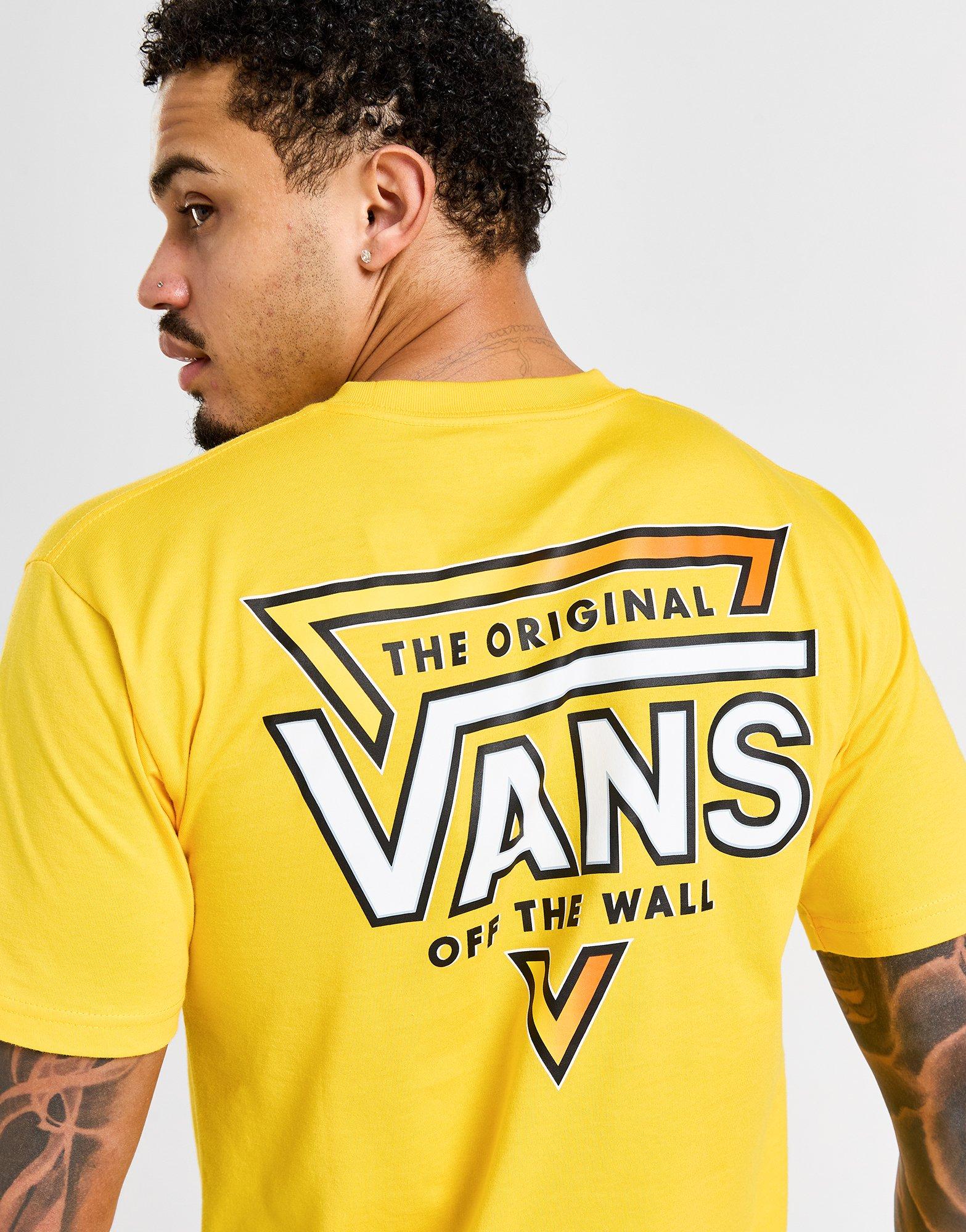 Black and yellow vans shirt on sale