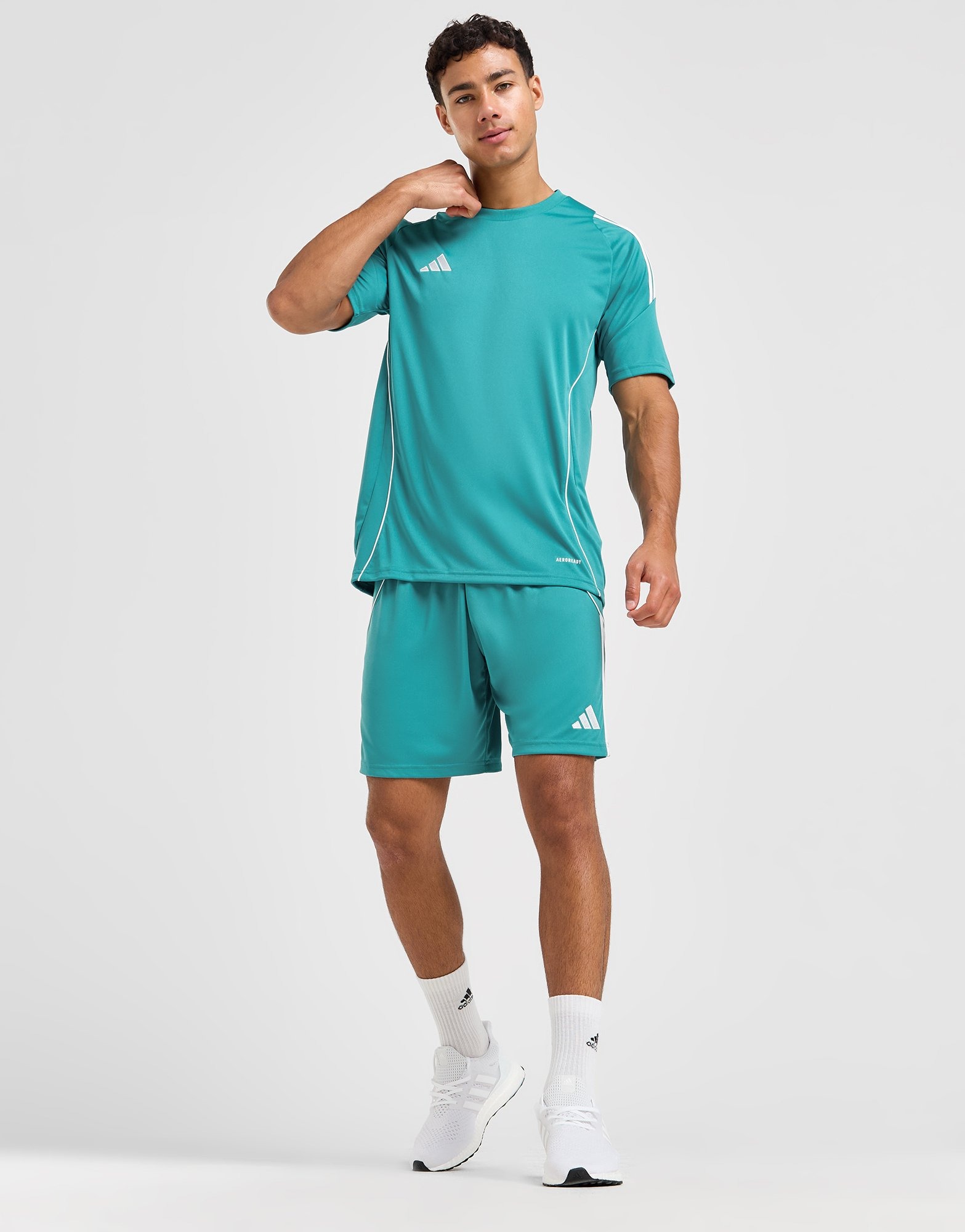 Blue adidas Tiro Poly TShirt JD Sports NZ