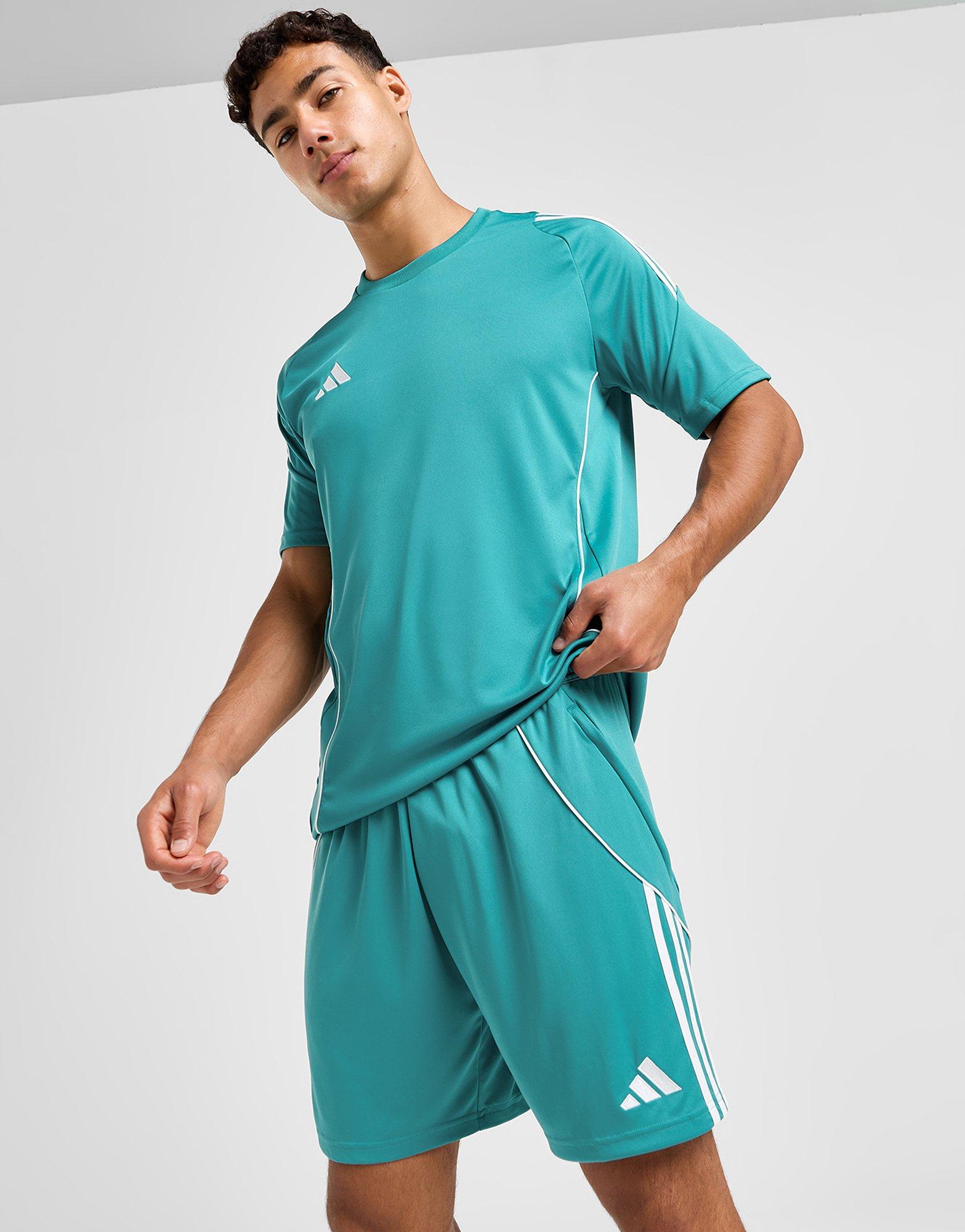 Adidas teal shorts online