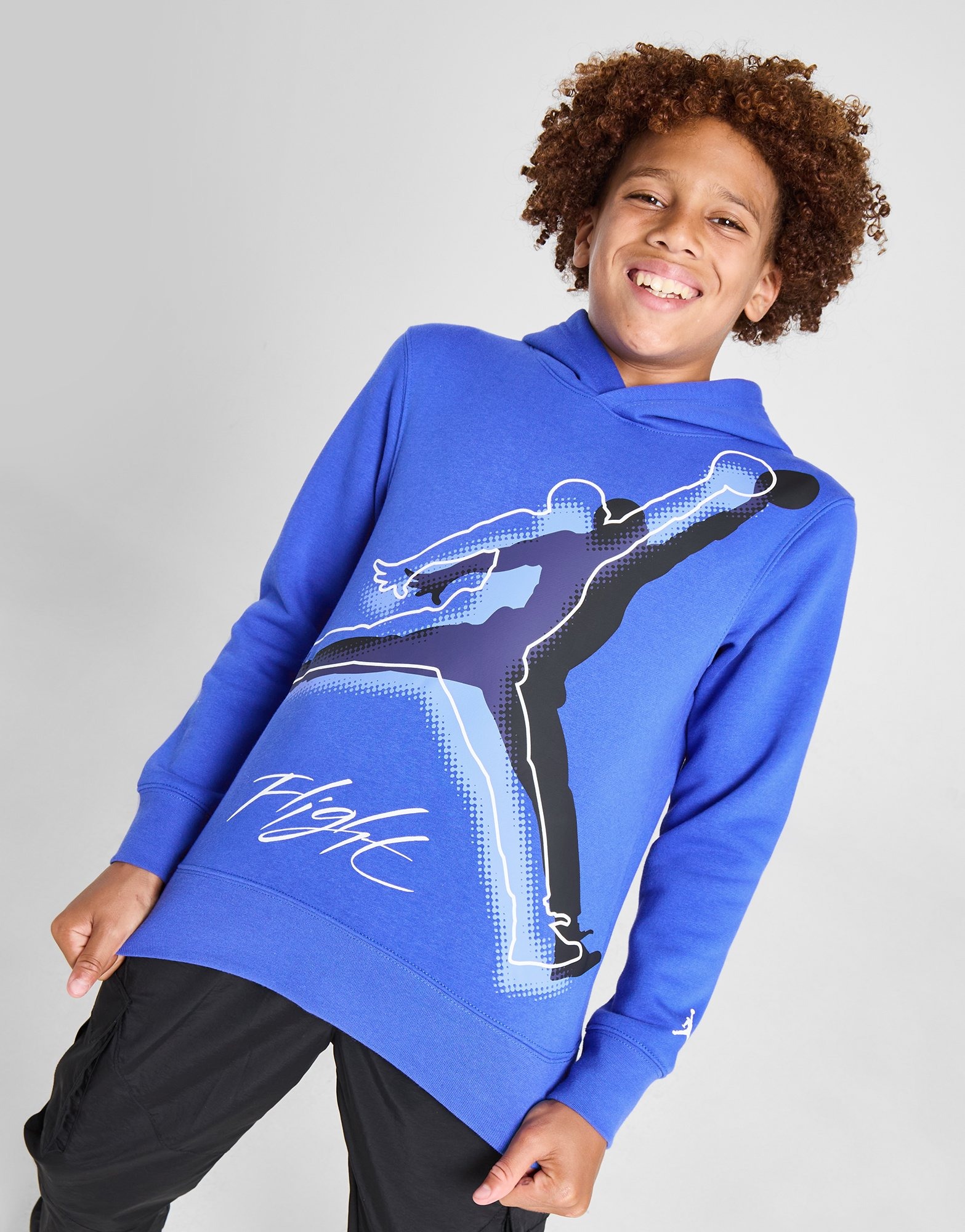 Jordan Felpa con Cappuccio Flight Outline Junior in Blu JD Sports