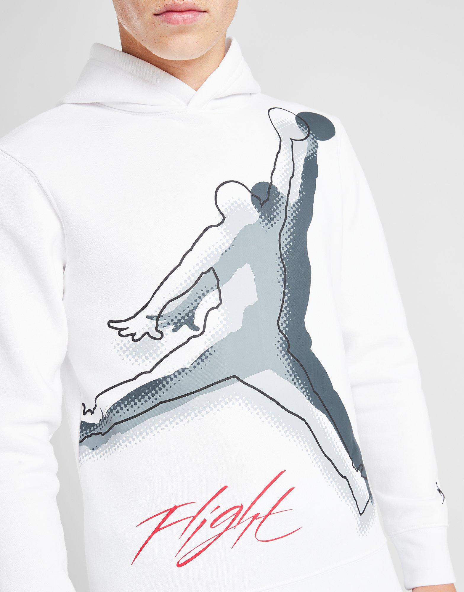 Jordan Flight Outline Overhead Hoodie Junior