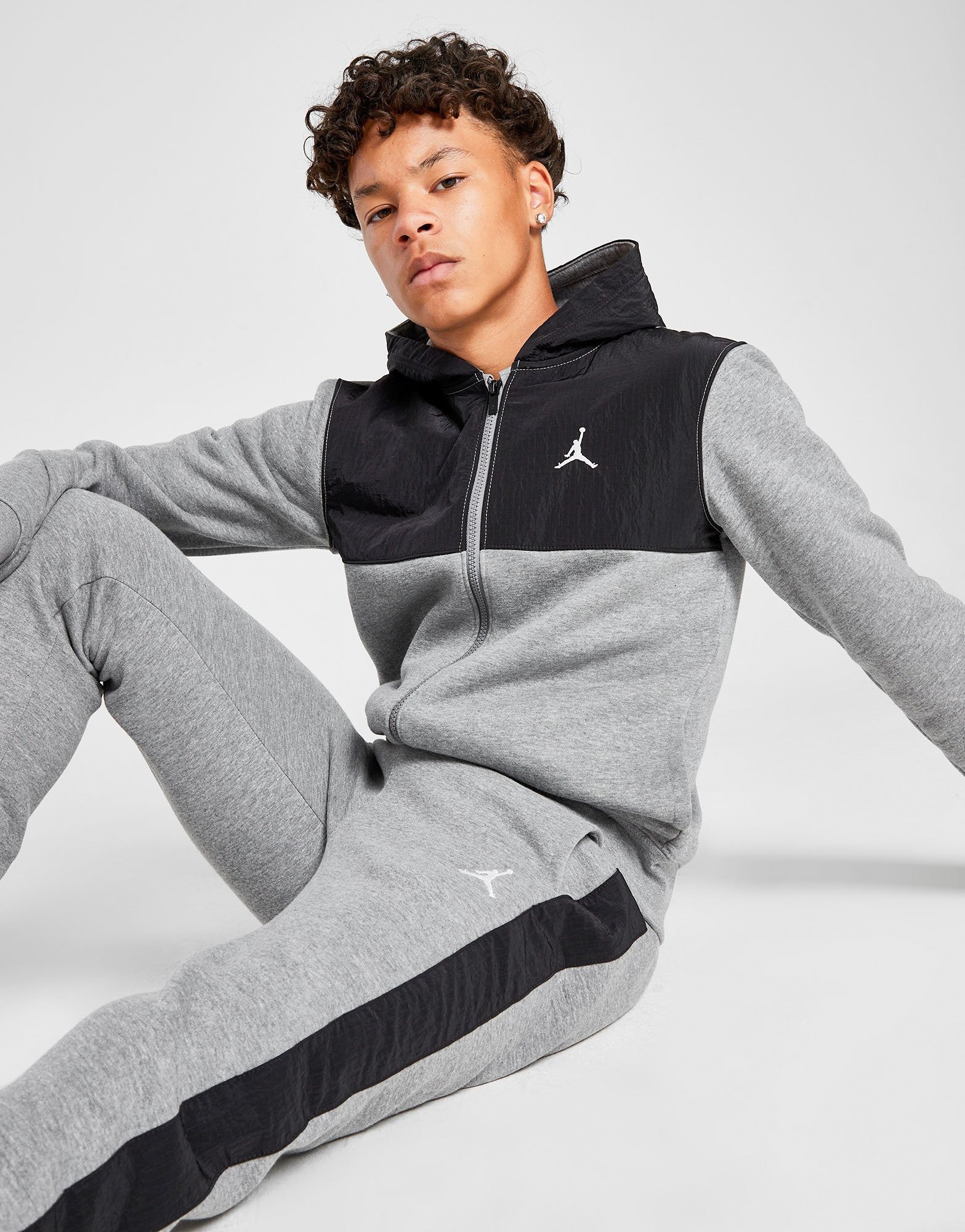 Jordan jumpman joggers grey sale