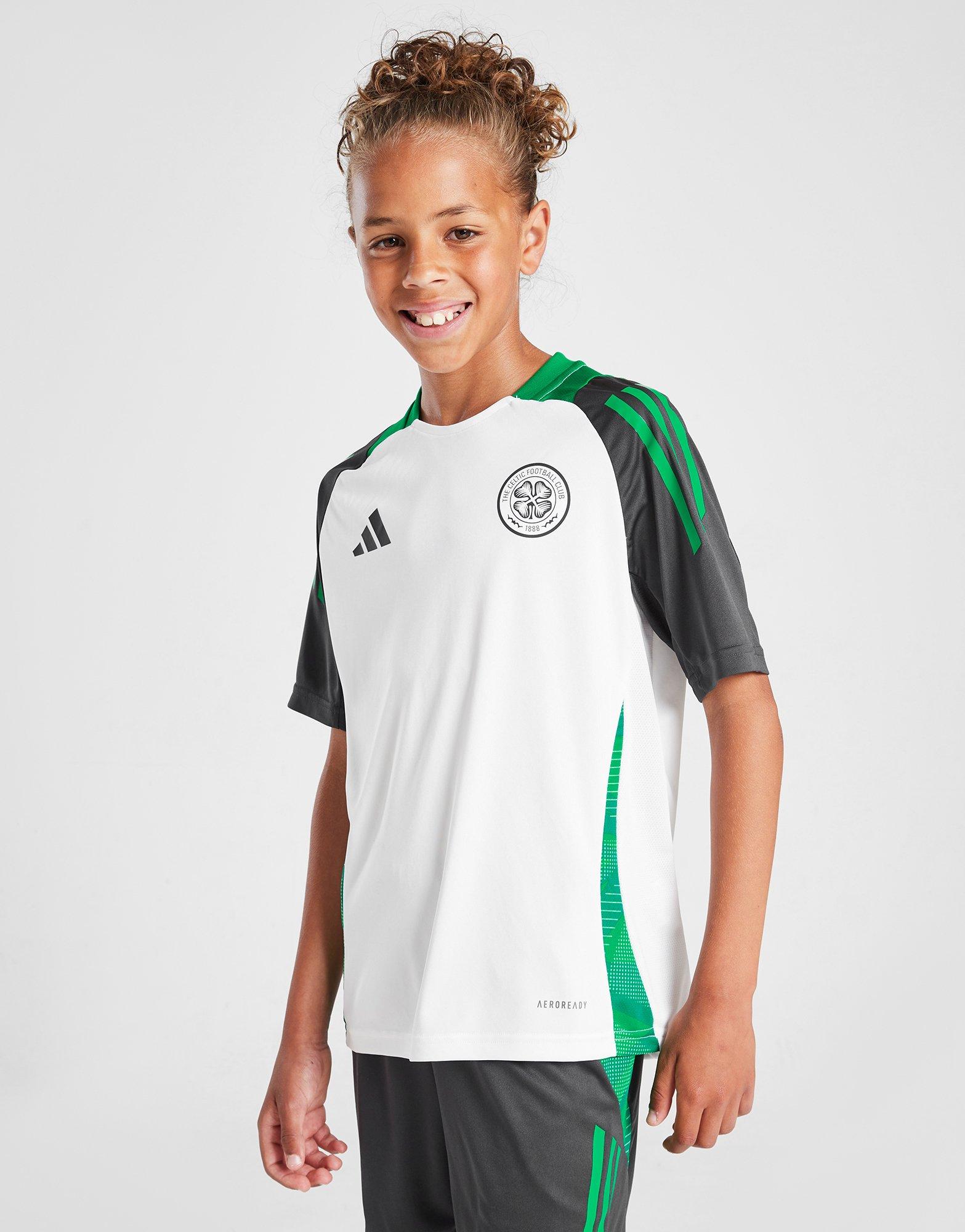 White adidas Celtic Training Shirt Junior | JD Sports Malaysia