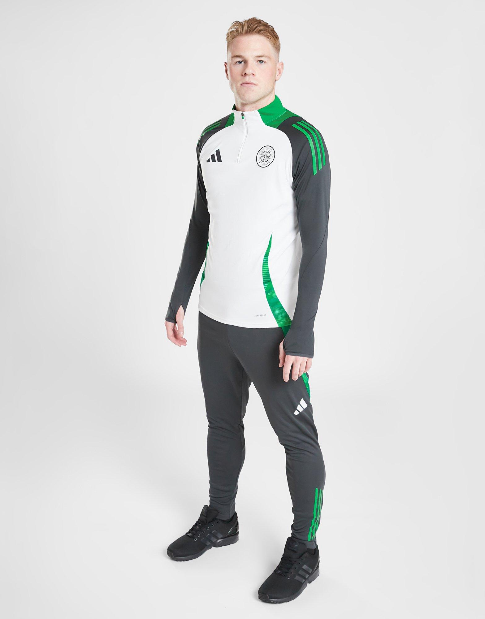 White adidas Celtic Training 1/4 Zip Top JD Sports Australia