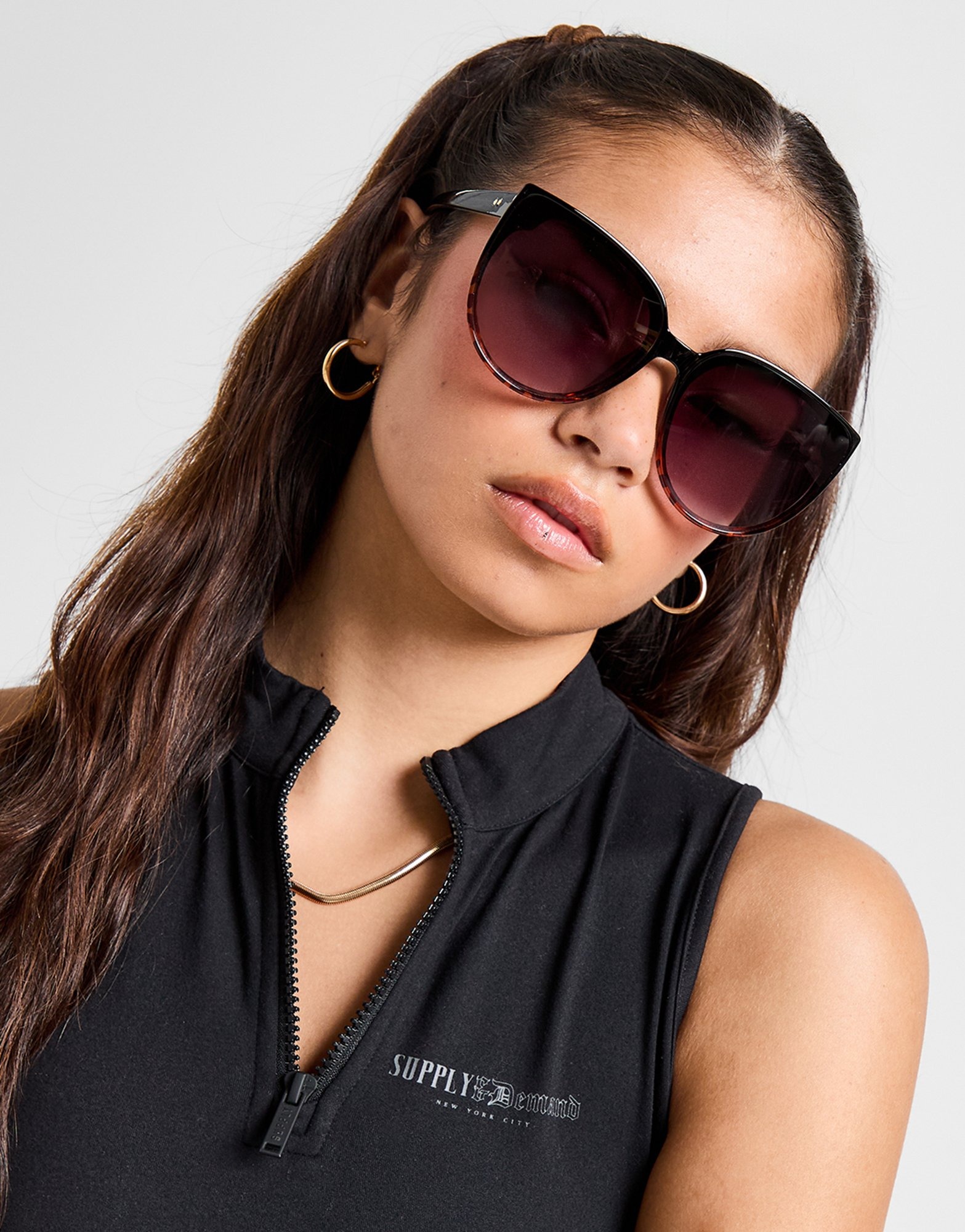 Black Supply & Demand Marissa Sunglasses JD Sports Ireland