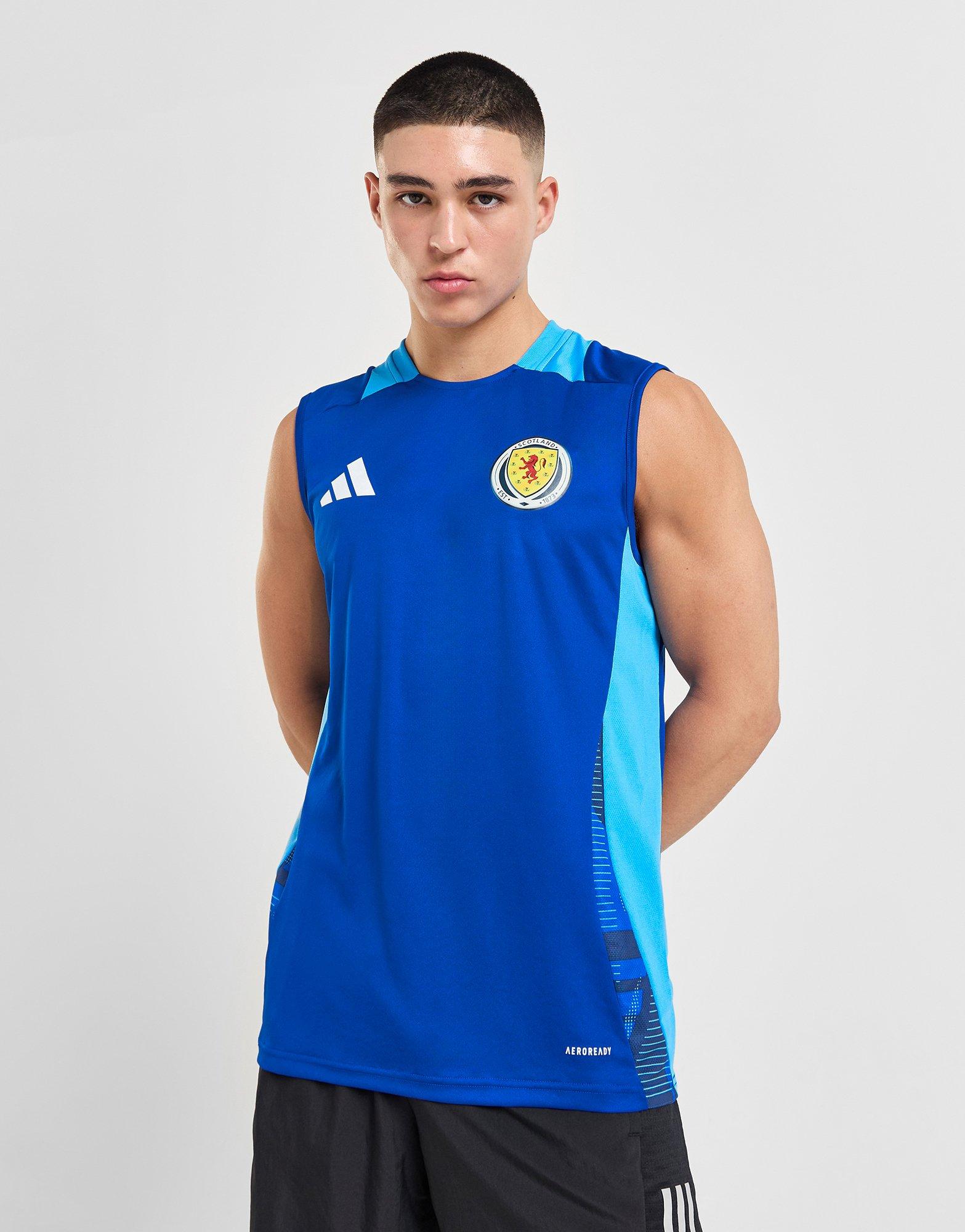 Blue adidas Scotland Tiro 24 Training Vest JD Sports UK