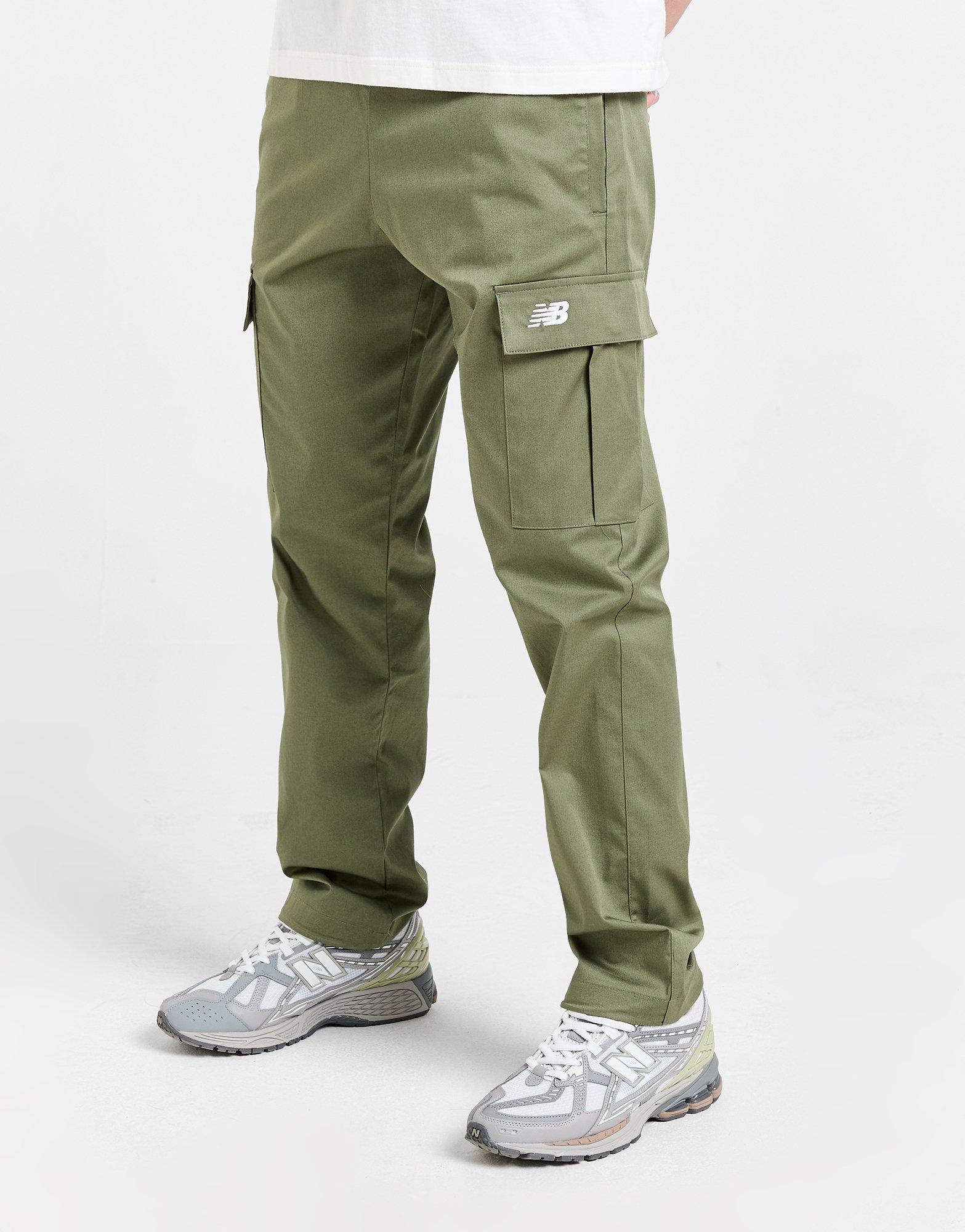 Grey New Balance Combat Cargo Pants