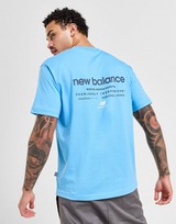 New Balance T-shirt Linear Back Hit Homme