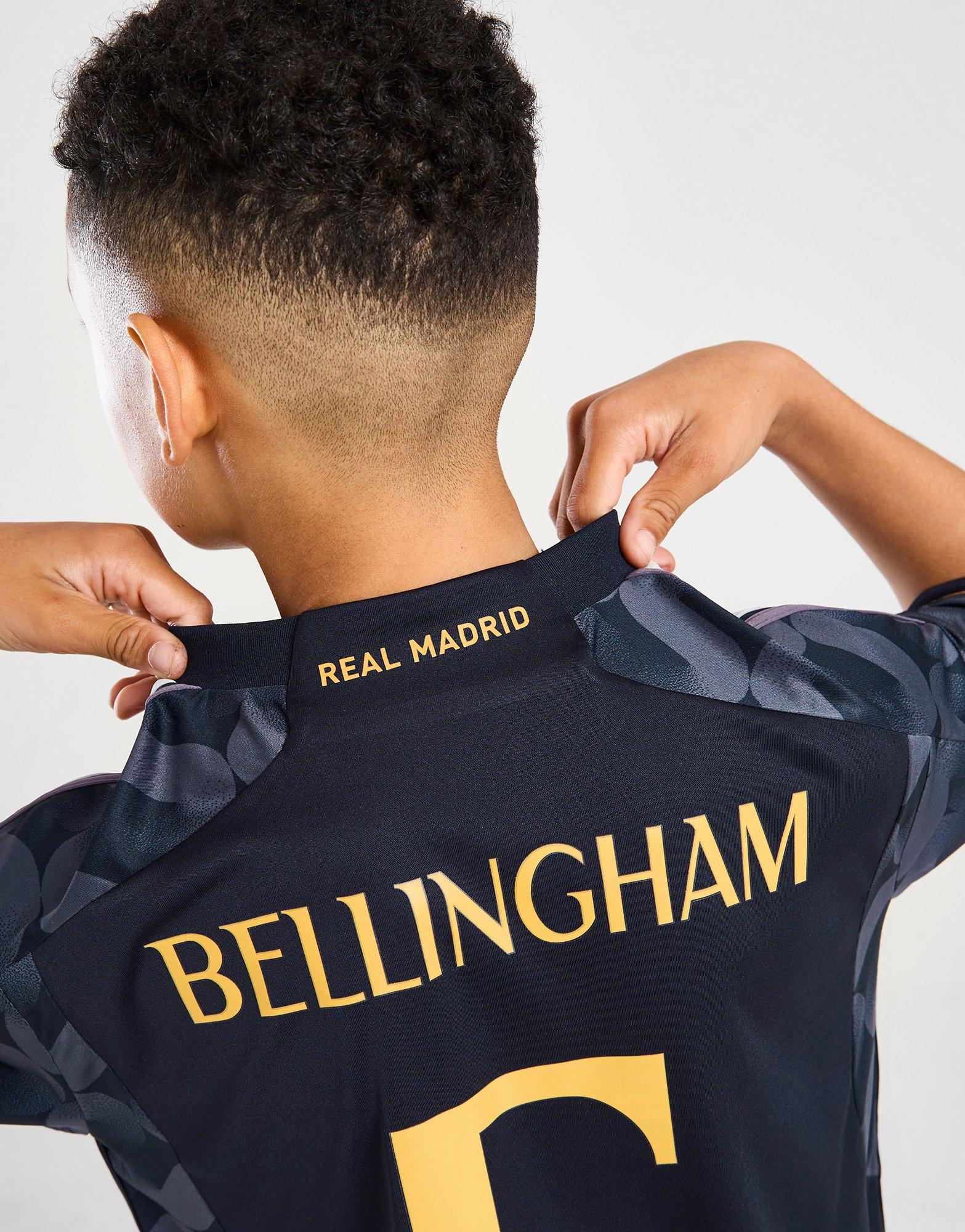 adidas Real Madrid 23/24 Away Bellingham #5 Shirt Junior en