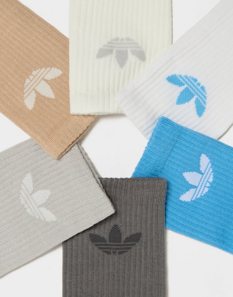 adidas Originals 6-Pack Trefoil Cushion Crew Socks